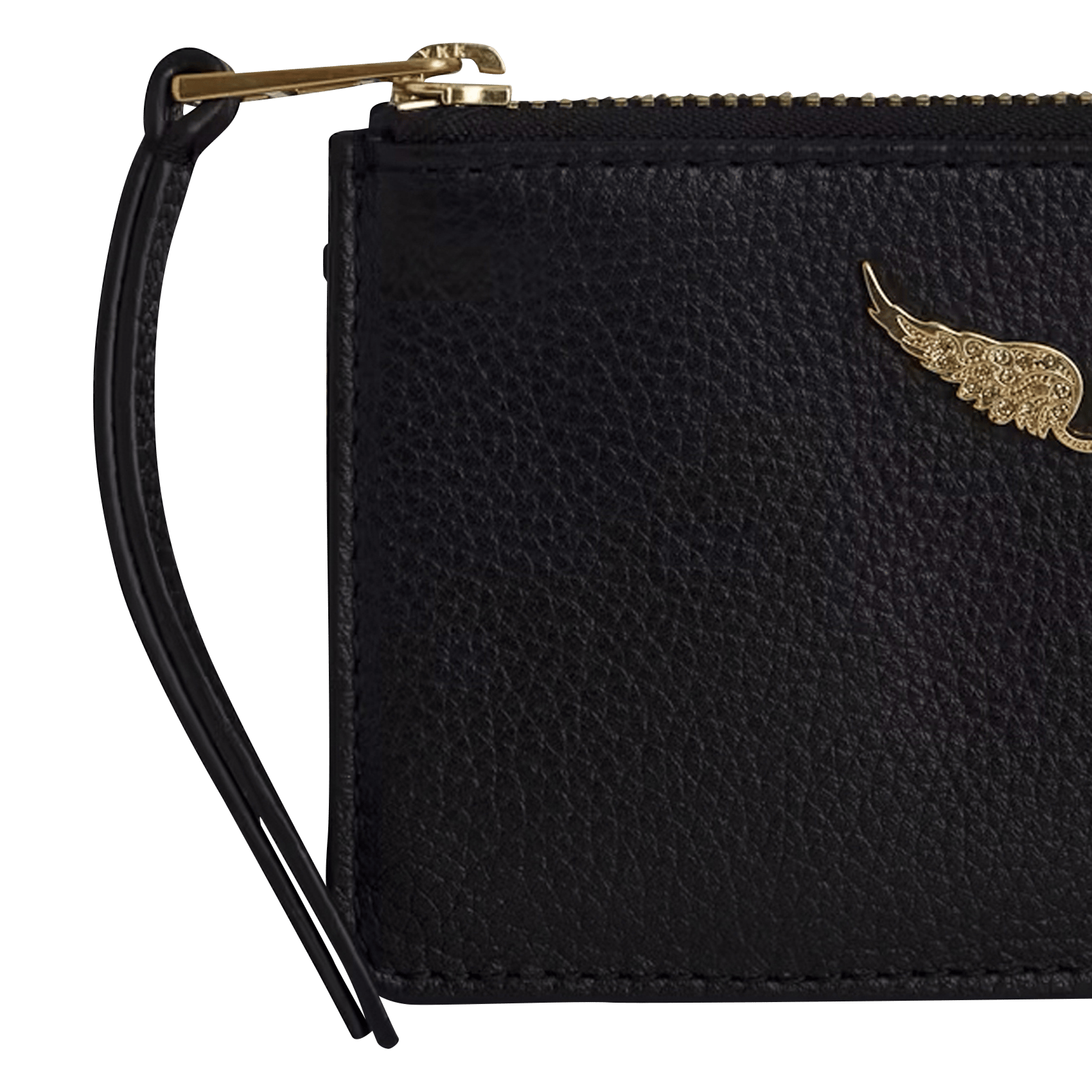 Porte-cartes en cuir zv card ZADIG&VOLTAIRE Noir