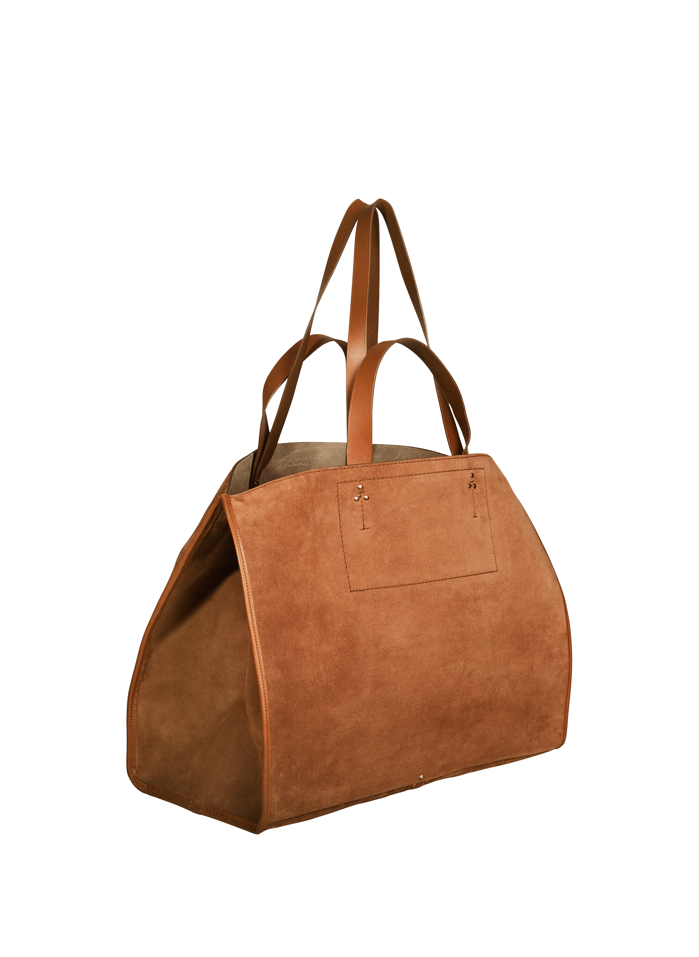 Sac cabas en cuir  JÉRÔME DREYFUSS Marron