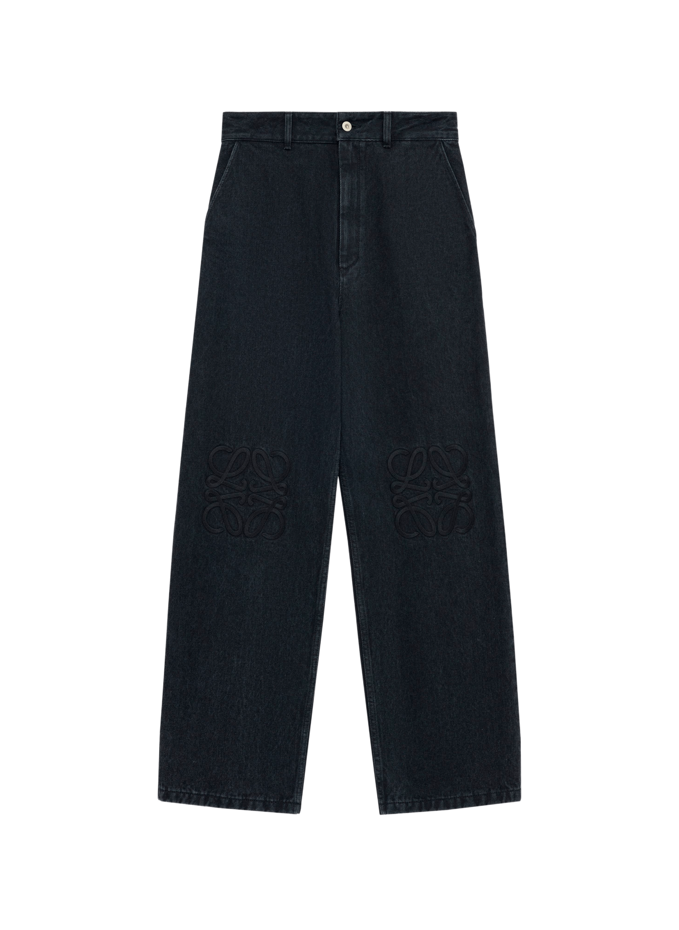 Baggy Anagram denim jeans LOEWE Black