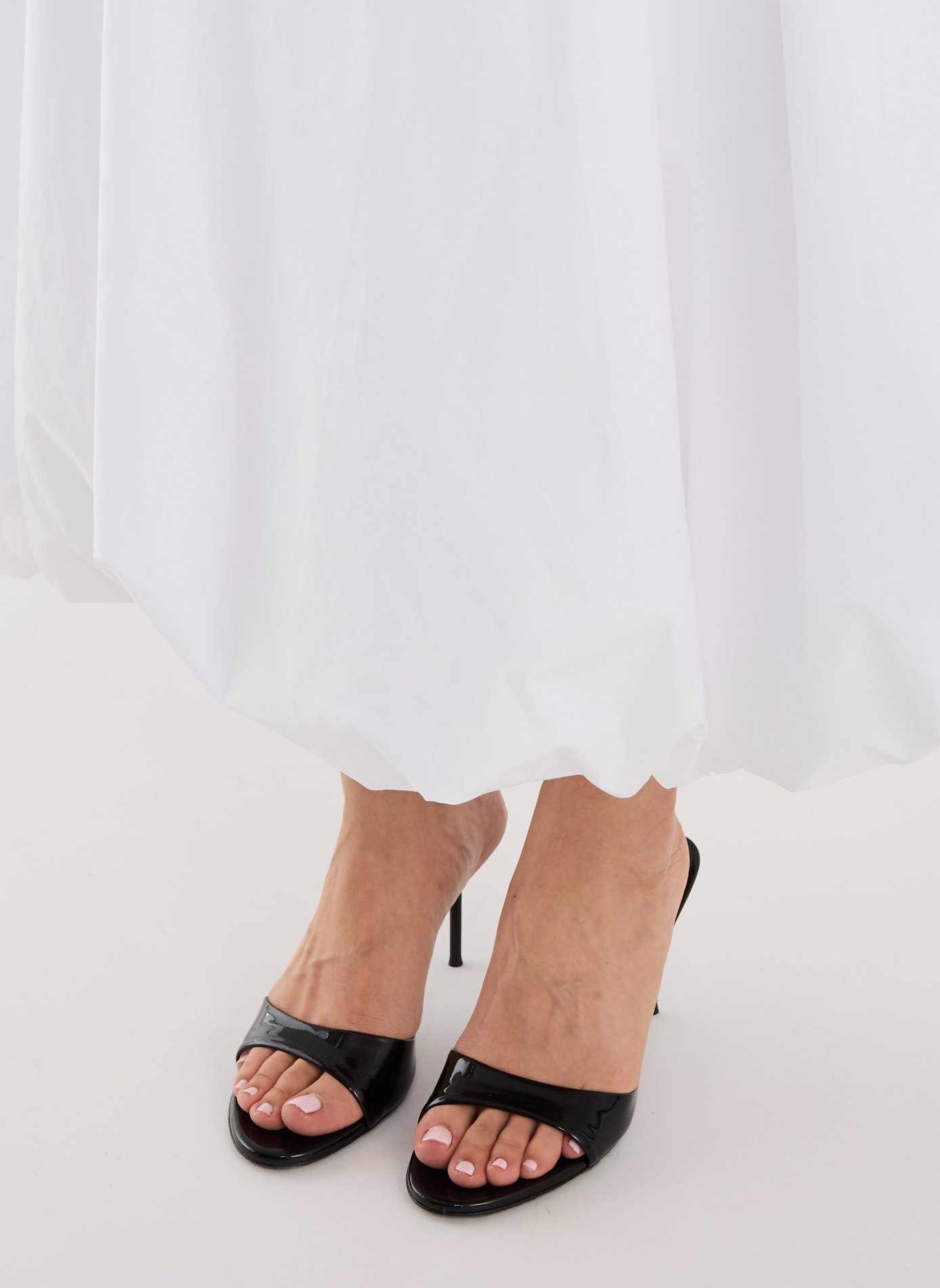 Patent leather Lidia 70 mules PARIS TEXAS Black