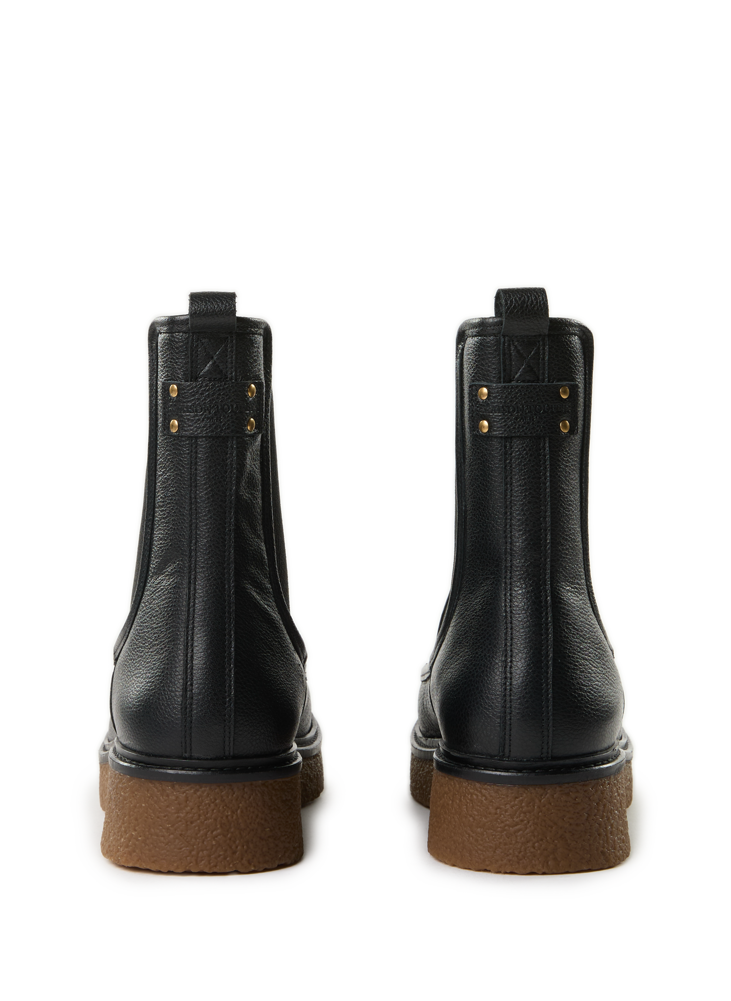 Bottines Cassie en cuir MAISON TOUFET Noir