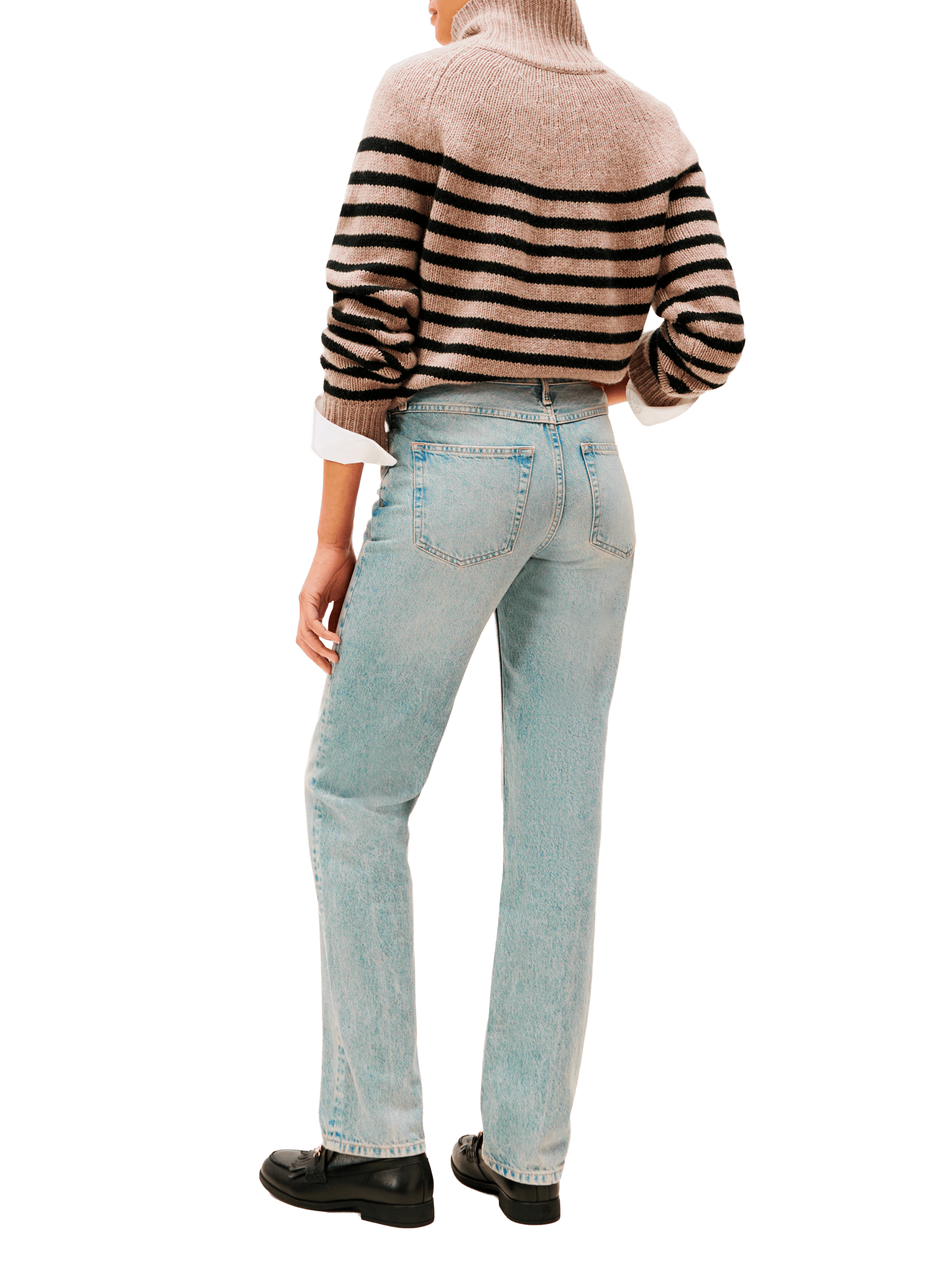 Faded cotton jeans TOMMY HILFIGER Blue