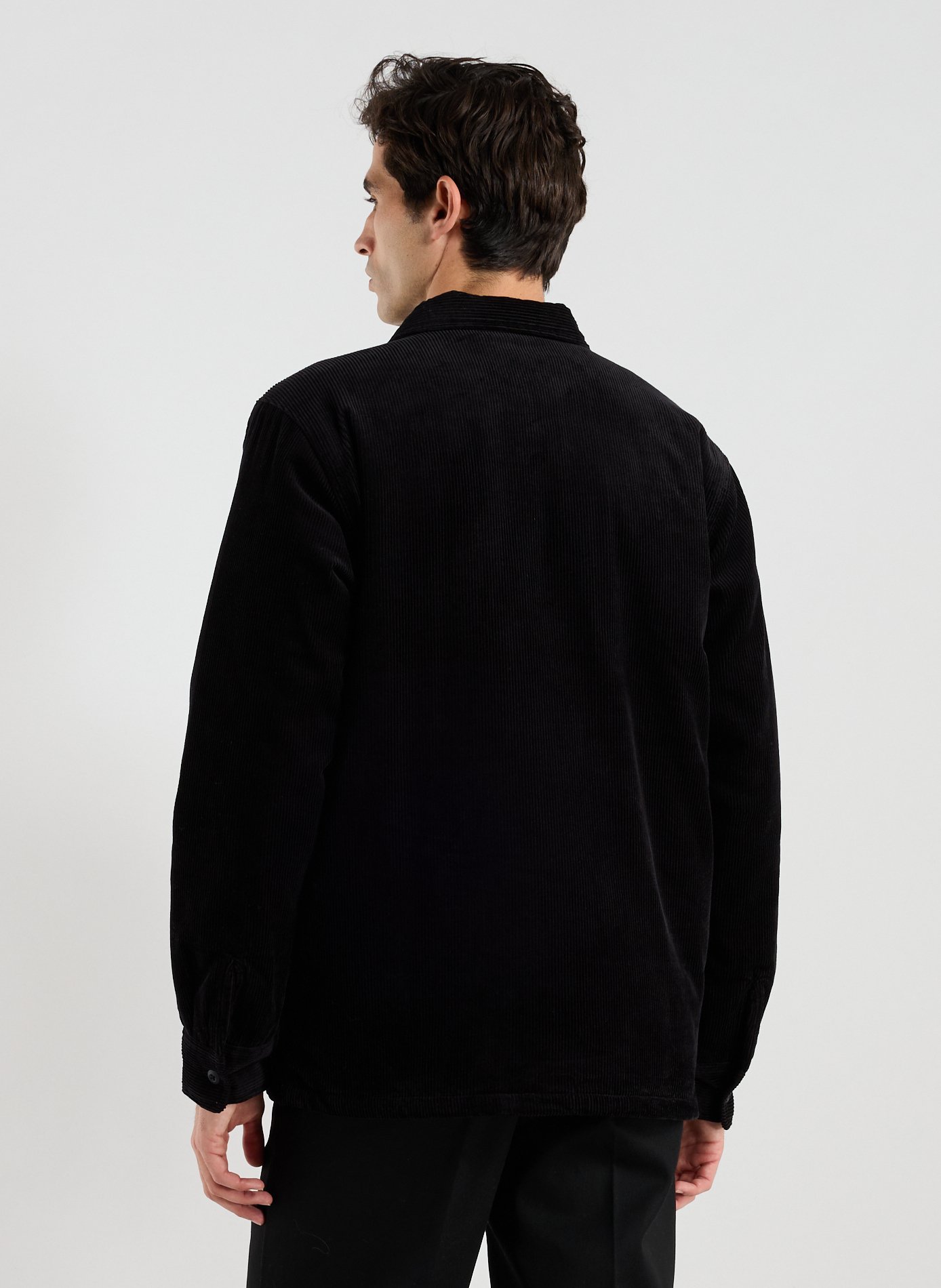 Lined corduroy jacket CARHARTT WIP Black