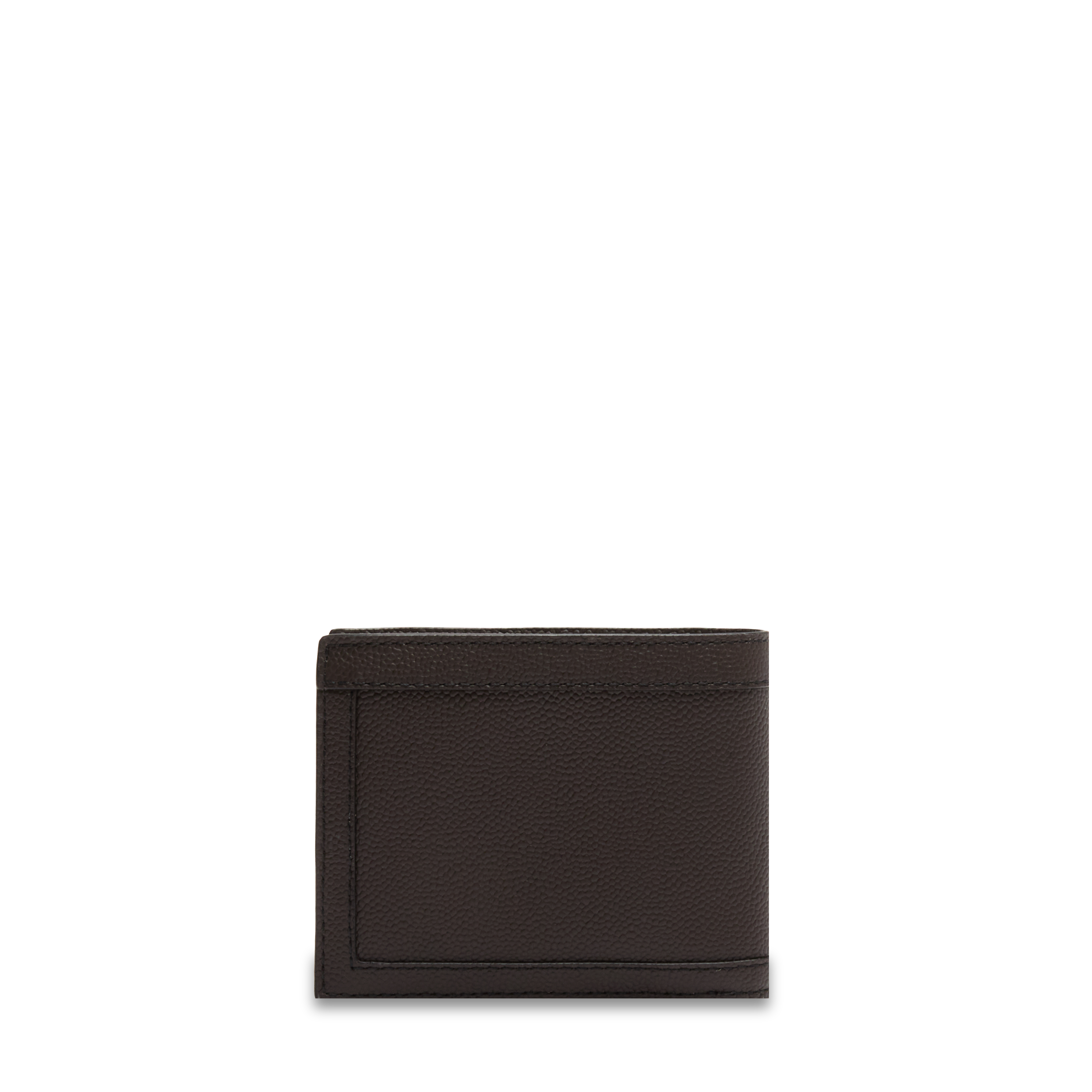 Porte monnaie rabat charlie de lancel en cuir LANCEL Gris