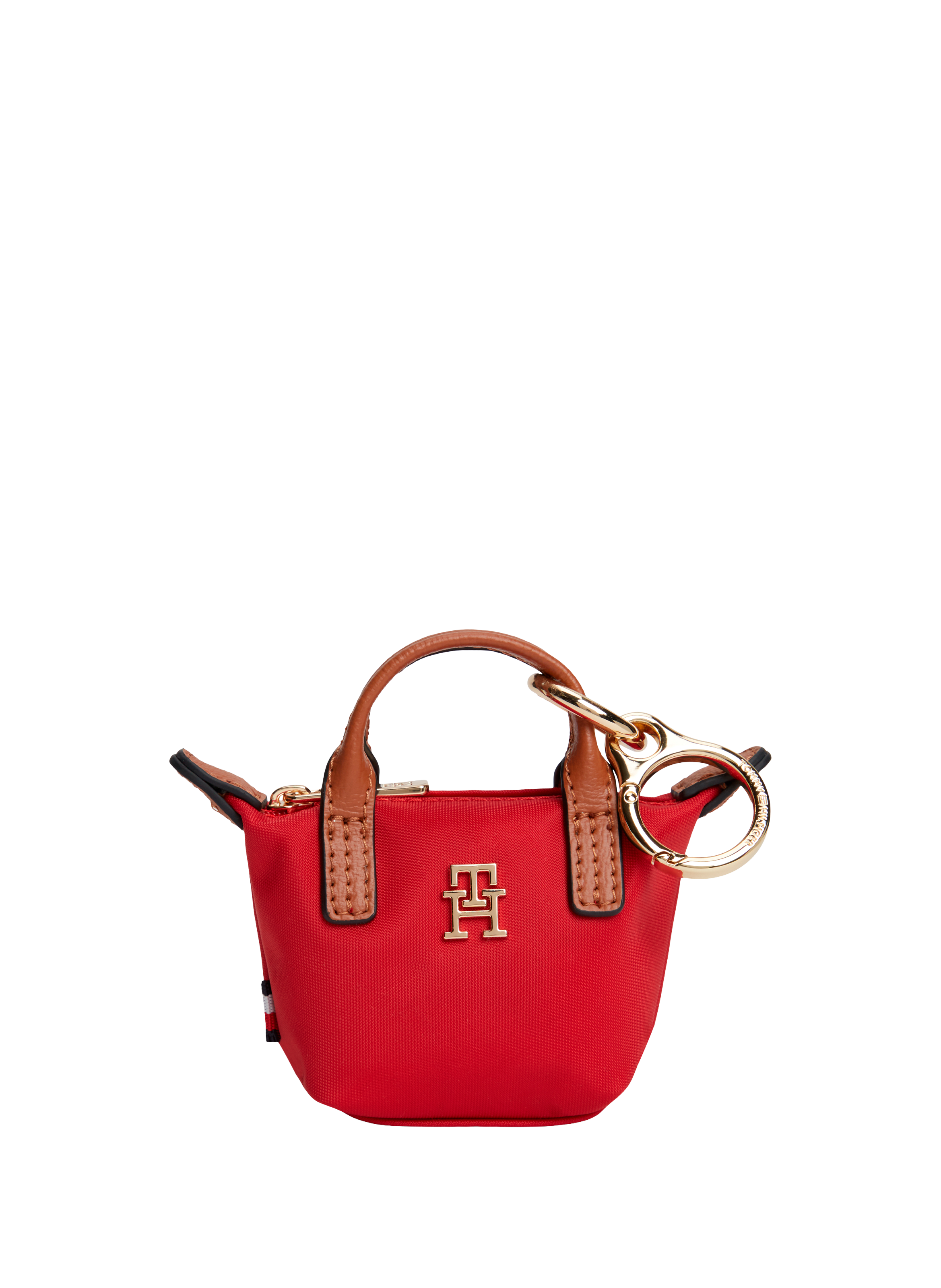Mini logo keychain bag TOMMY HILFIGER Red