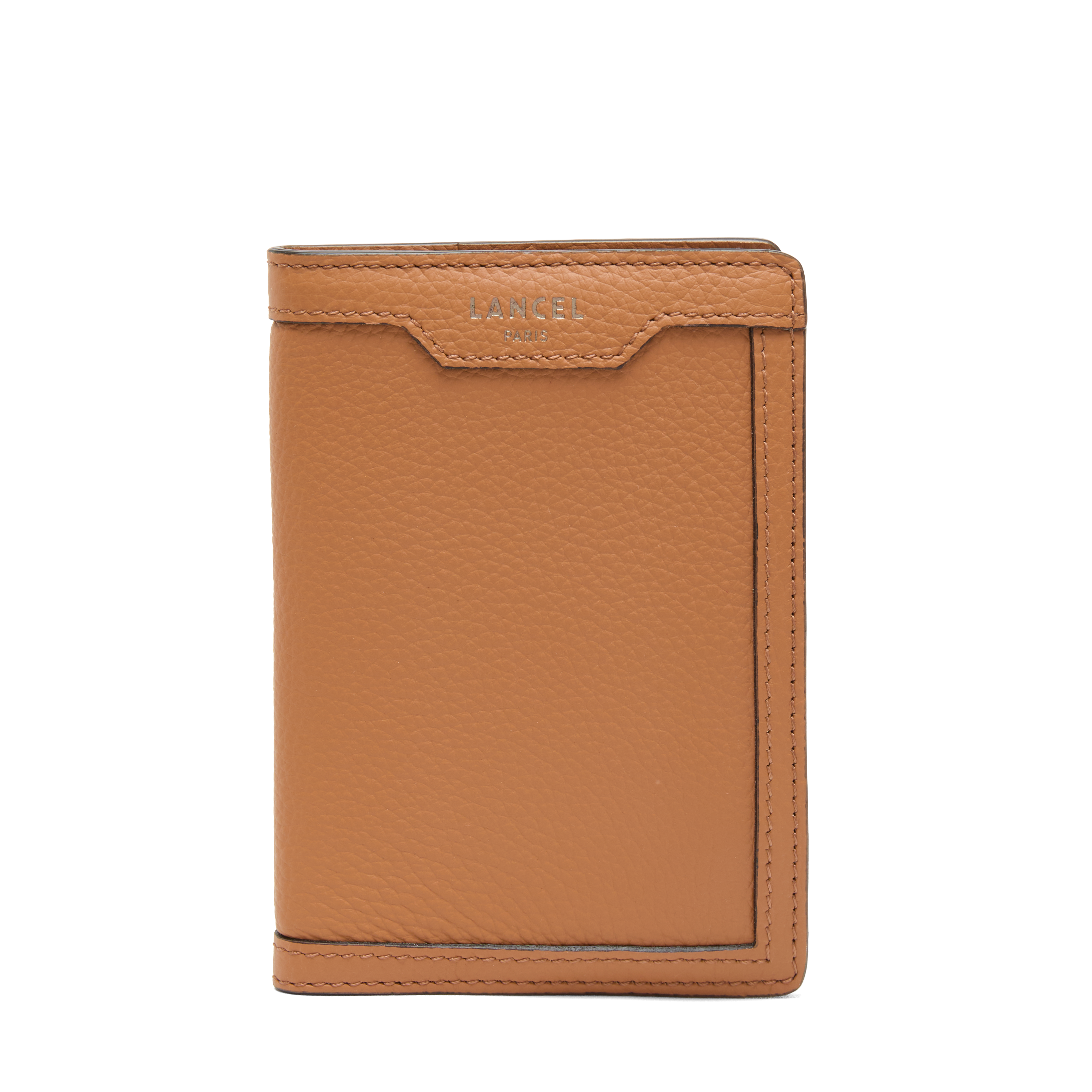 Porte-passeport charlie de lancel en cuir LANCEL Marron
