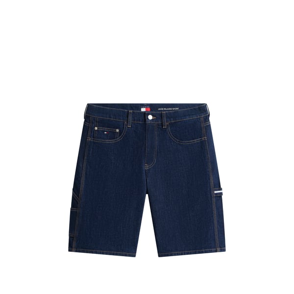 Bermuda droit en denim de coton Bermuda droit en denim de coton