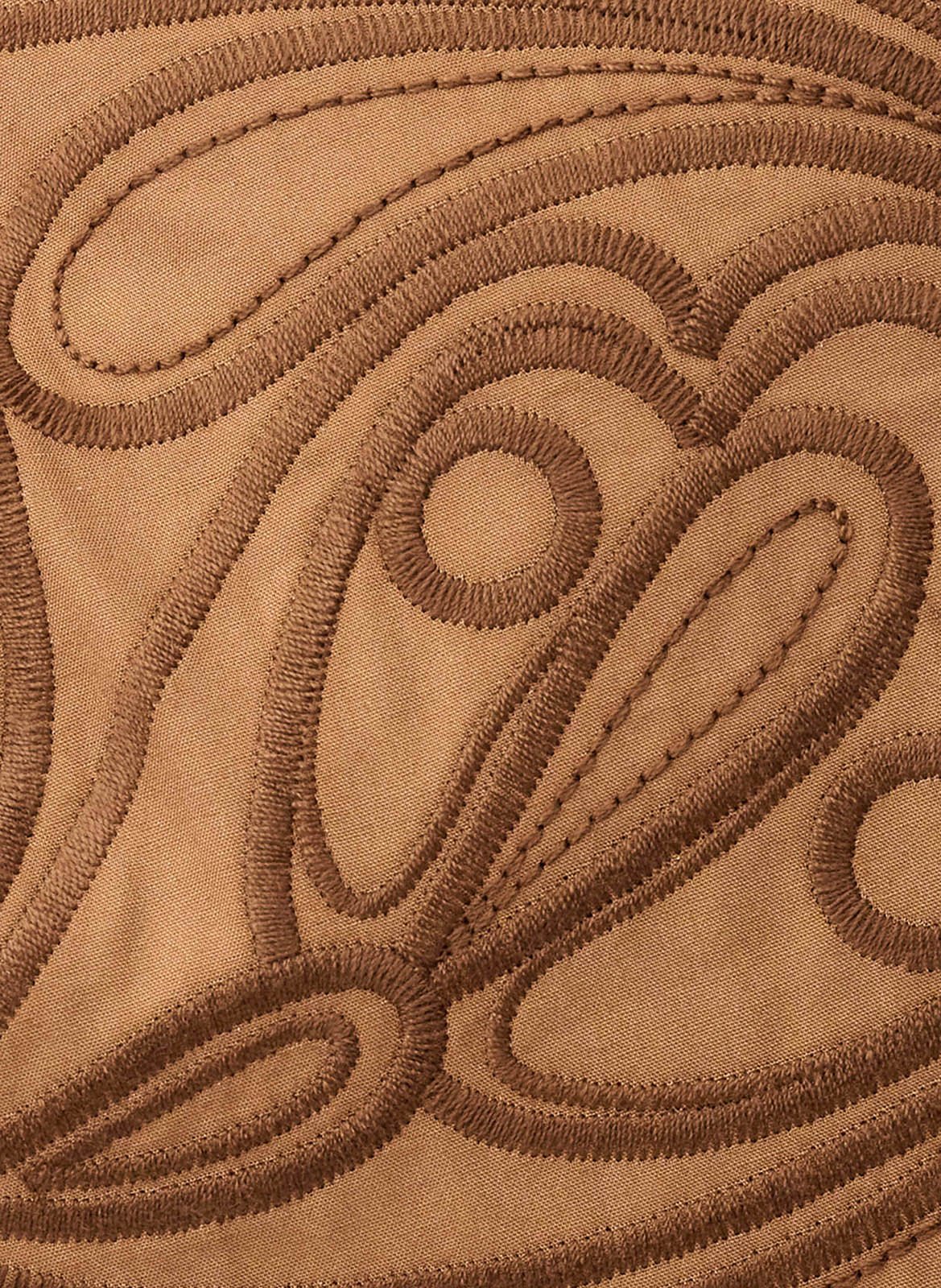 Robe longue bustier en coton romi Marron