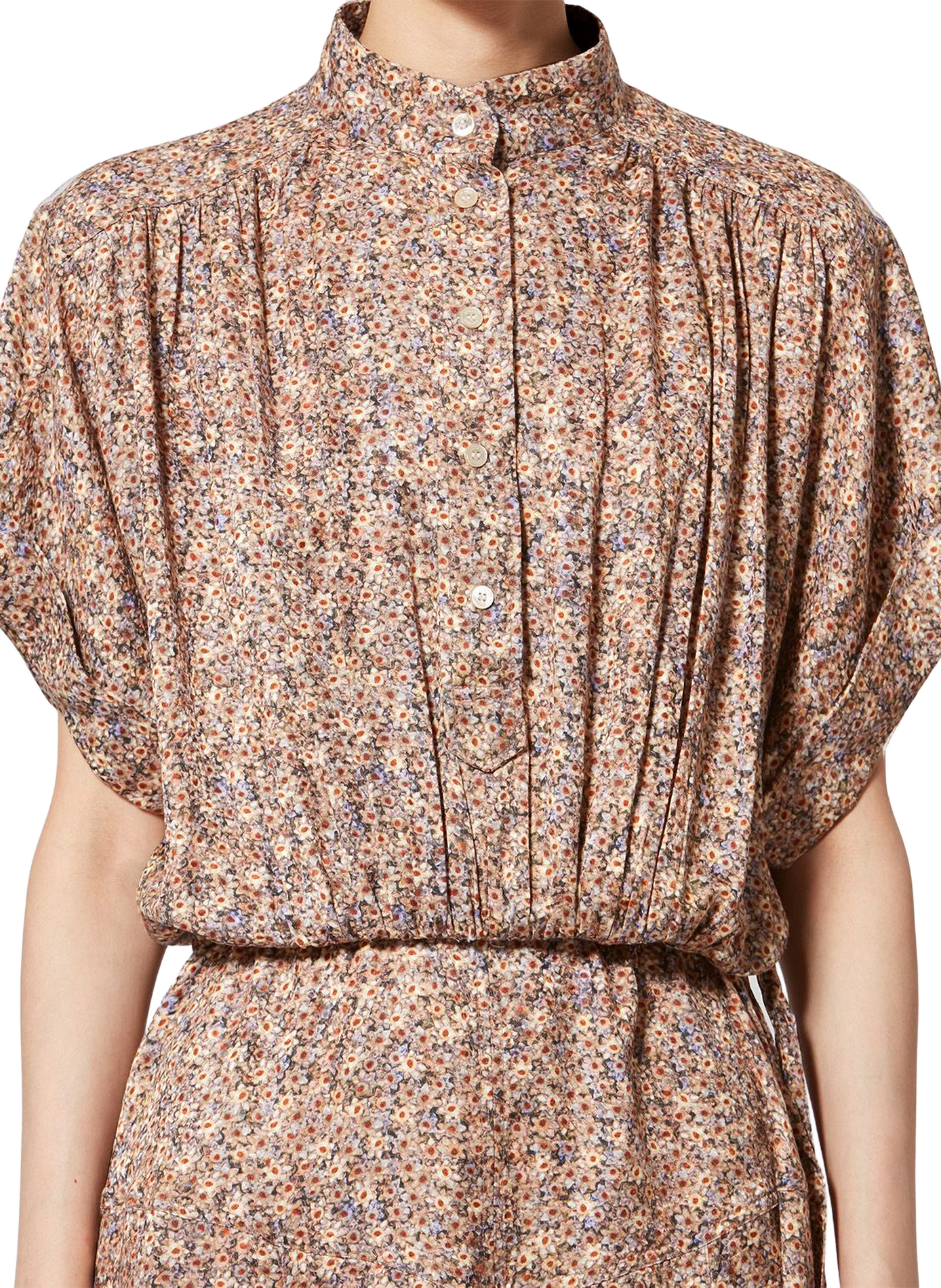 Ansley long floral jacquard dress ISABEL MARANT White