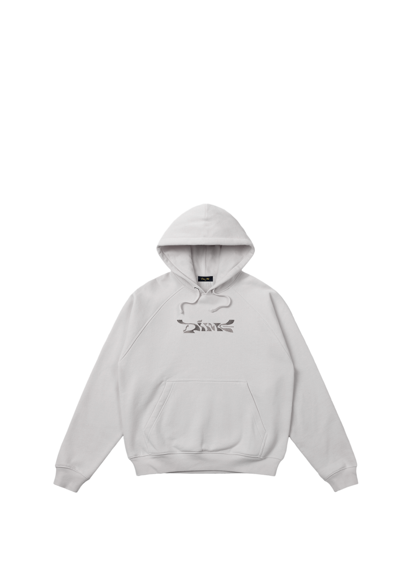Hoodie à logo brodé et poche kangourou DIME Grey