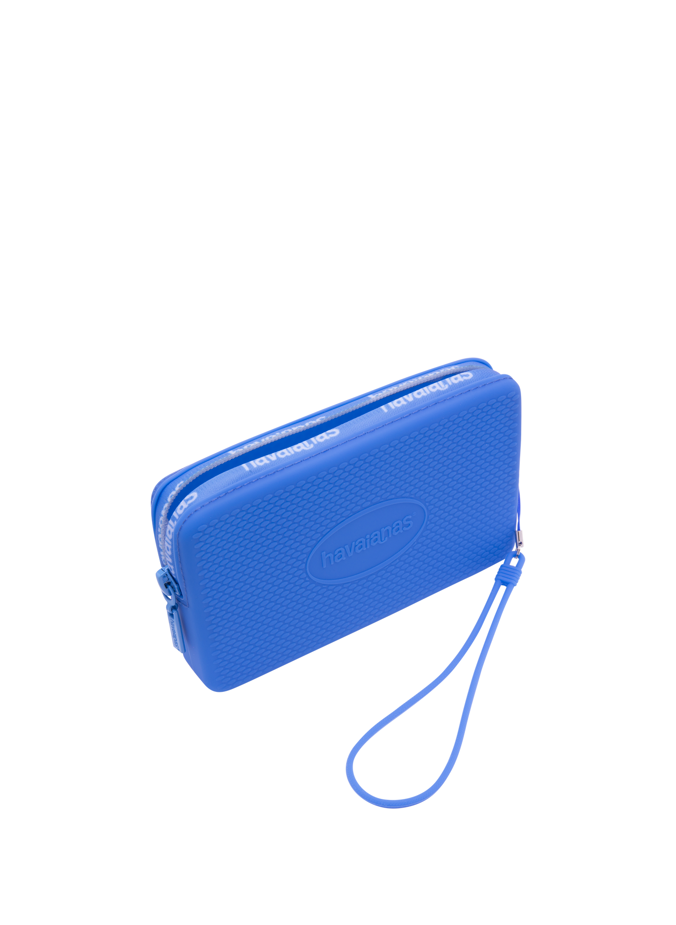 Textured silicone logo clutch HAVAIANAS Blue