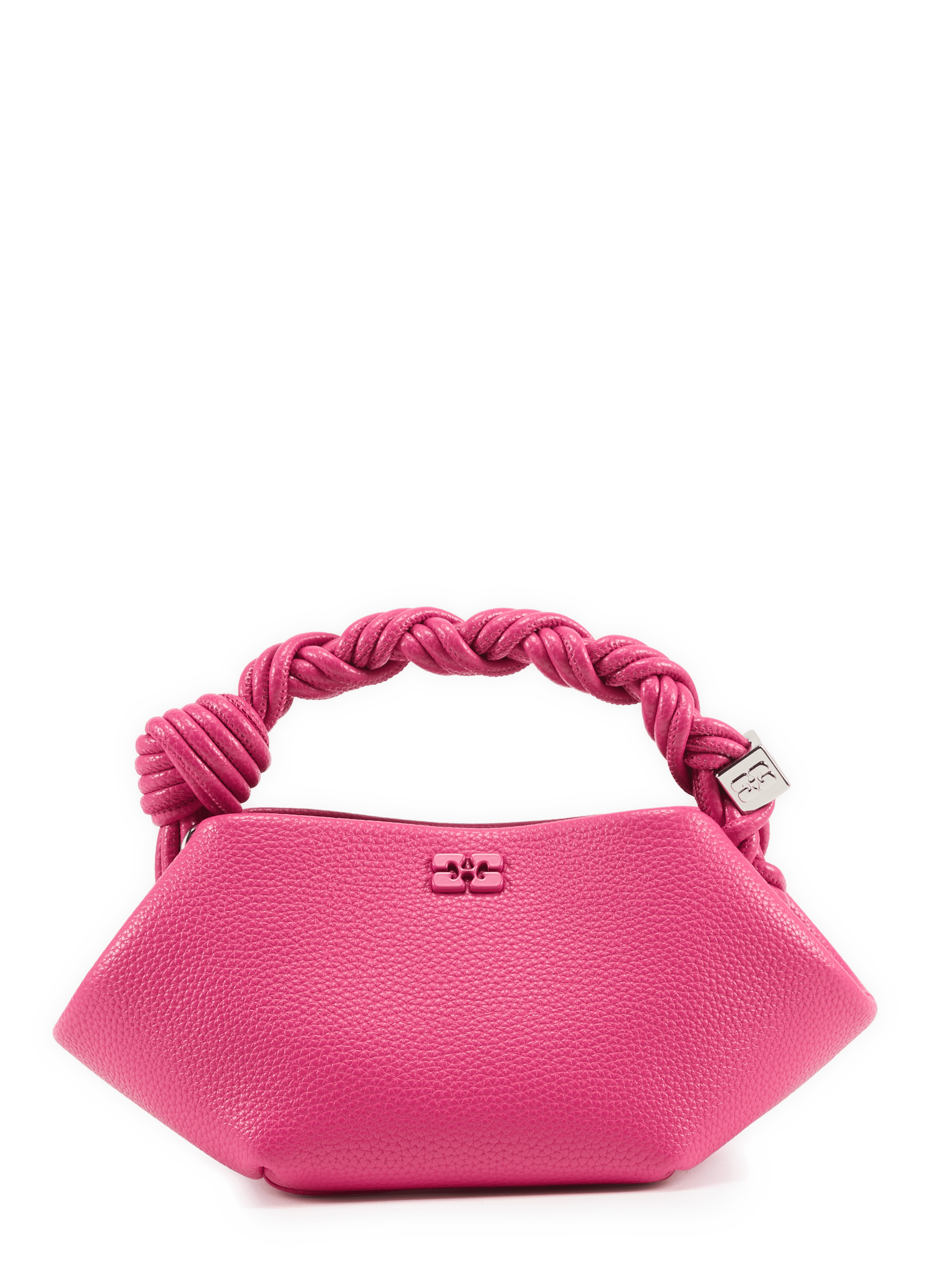 Mini Bou Grainy Texture Handbag GANNI Pink