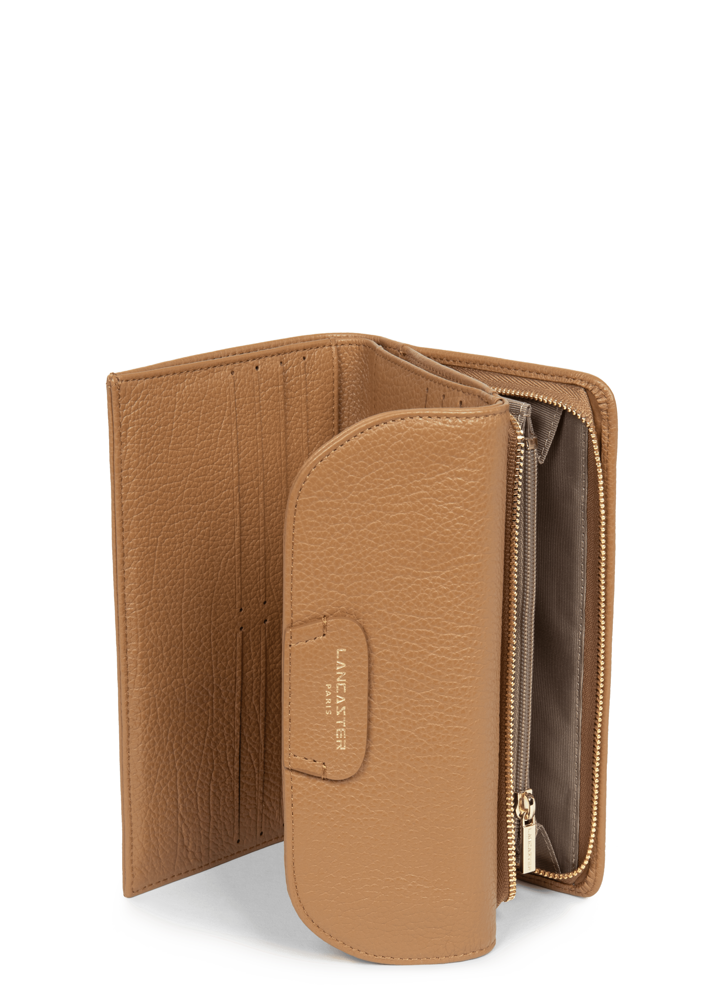 Back to back organizer wallet - dune LANCASTER Brown