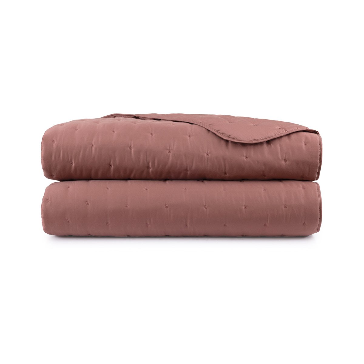 Couvre lit en satin, triomphe  Santal