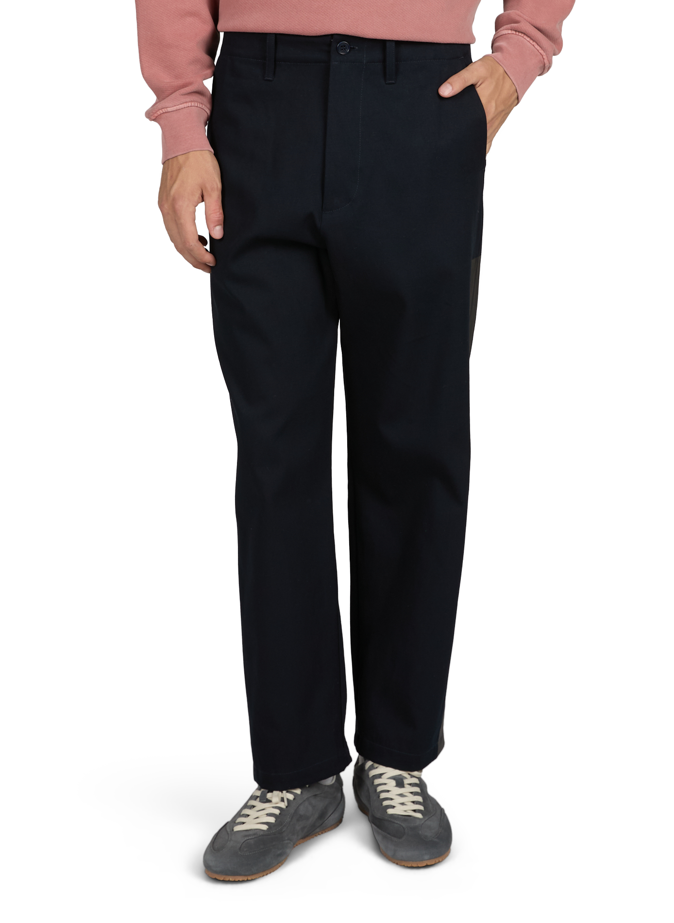 Pantalon chino Tupelo en coton A.P.C. Bleu