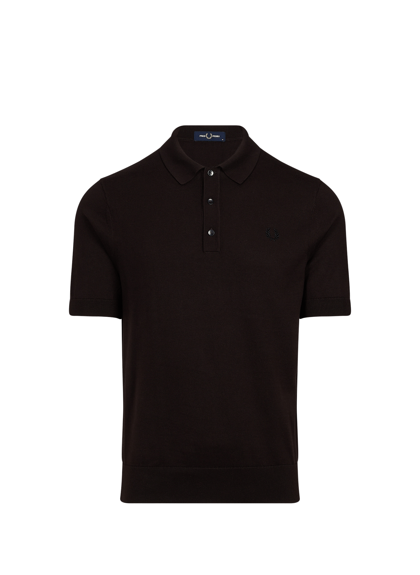 Short sleeve cotton polo shirt FRED PERRY Brown