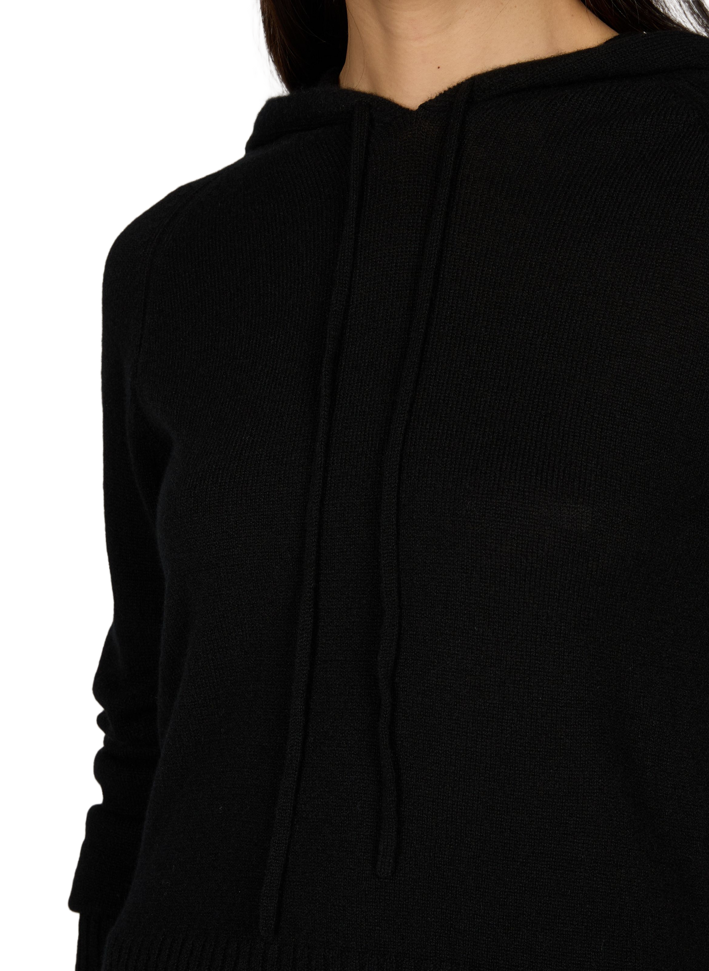 Cashmere Hooded Sweater SIMONE ROCHA Black