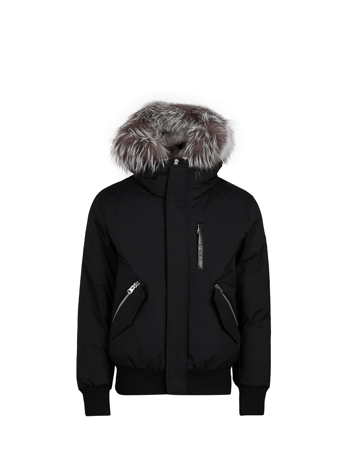 Dixon-XZ loose-fitting jacket with high collar MACKAGE Black