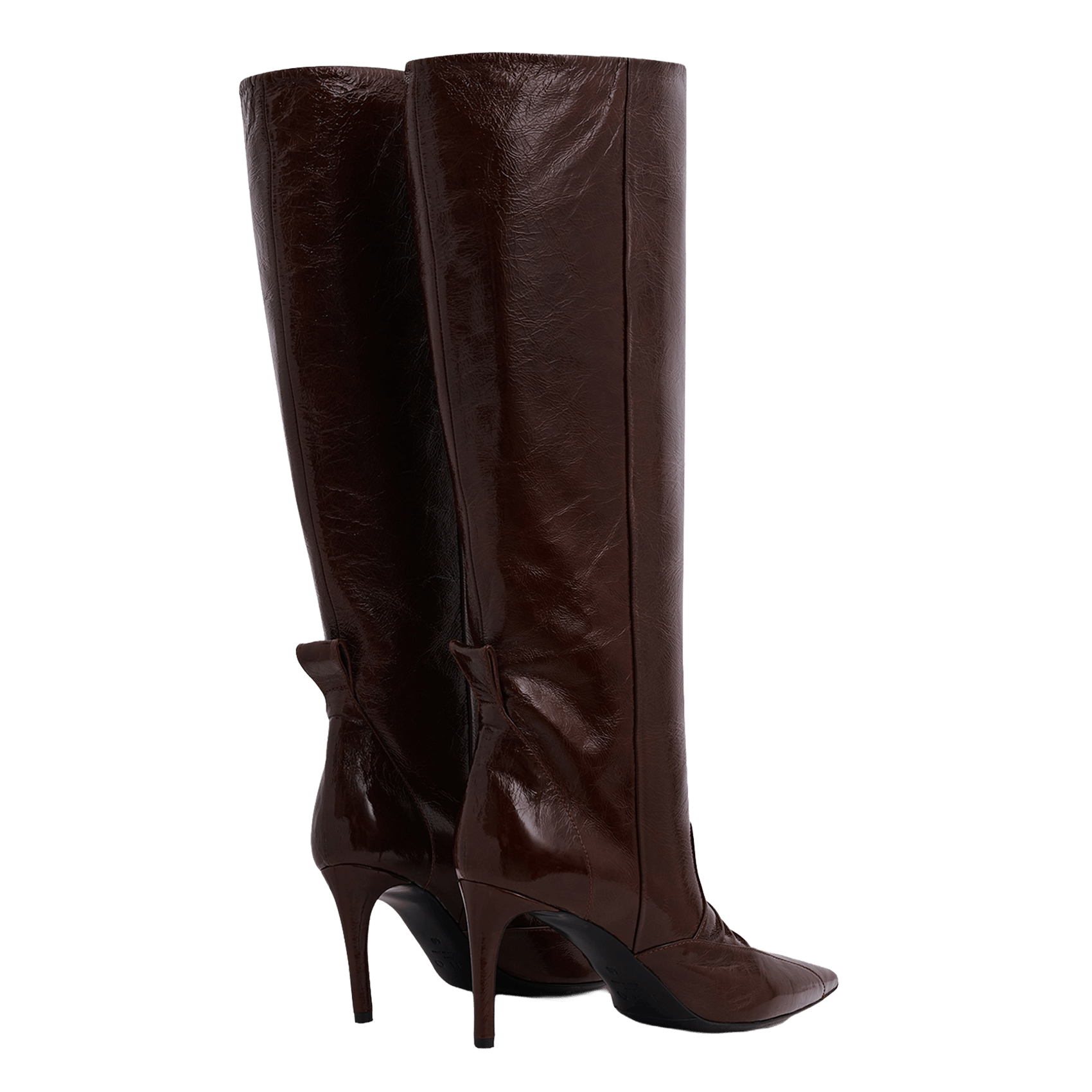 Bottes à bout pointu en cuir neodavynp IRO Marron