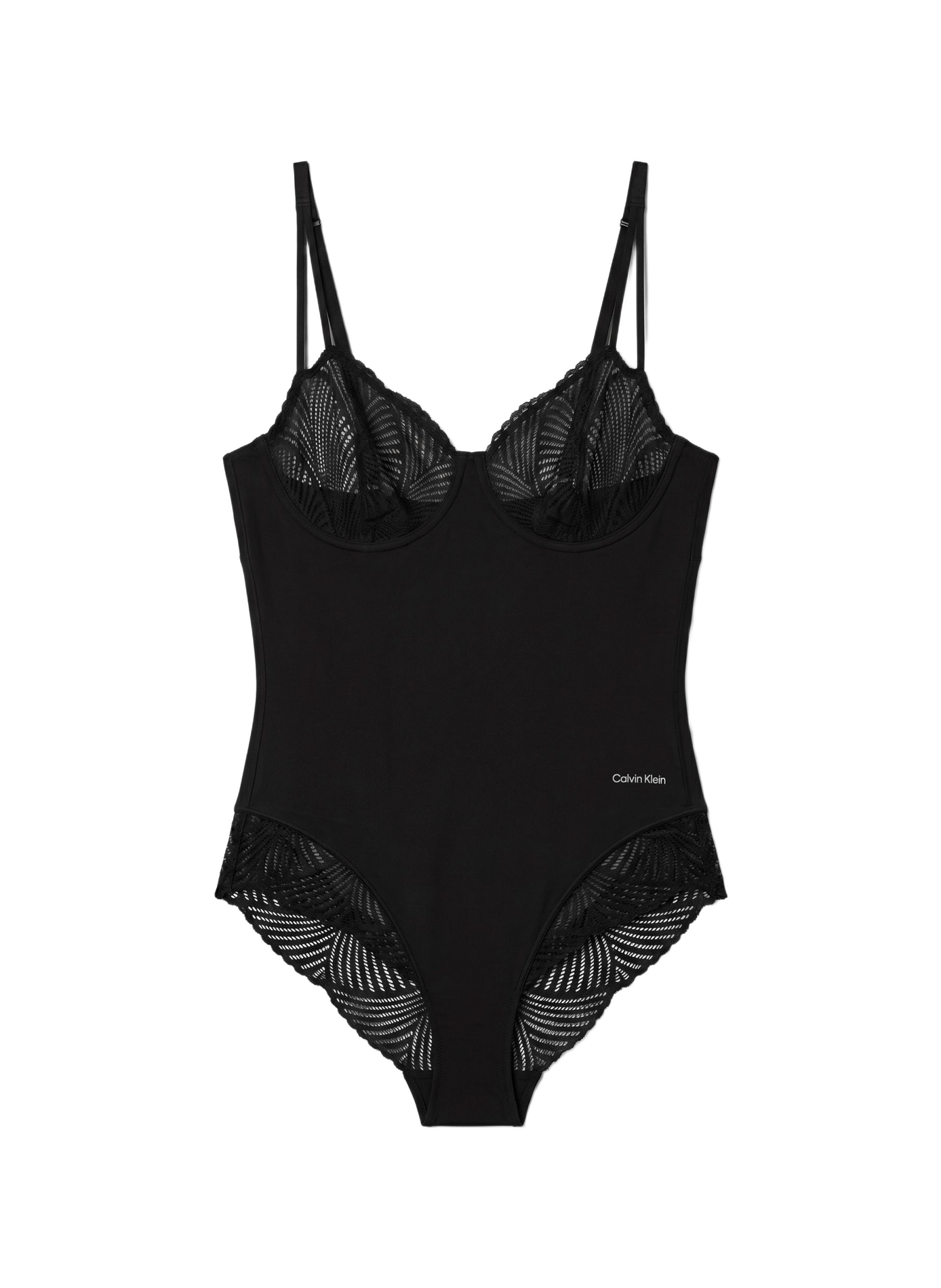 Body en dentelle CALVIN KLEIN Noir