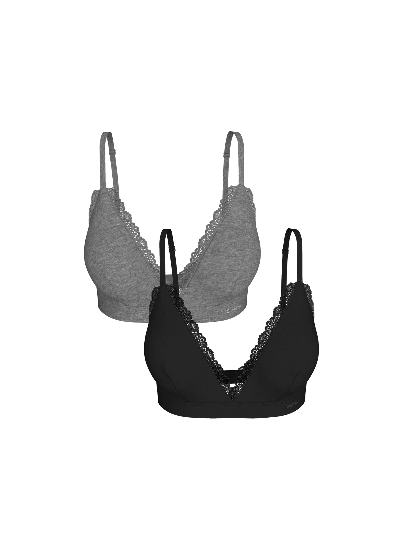 Pack of 2 cotton-blend lace bralettes CALVIN KLEIN Multicolour