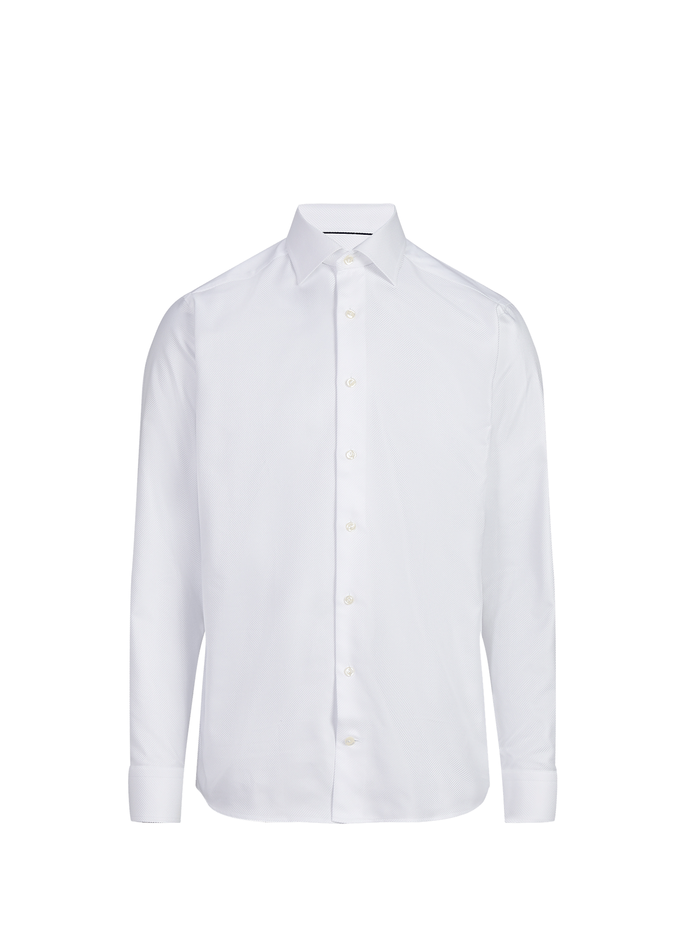 Schmale Baumwollhemd ETON Weiss