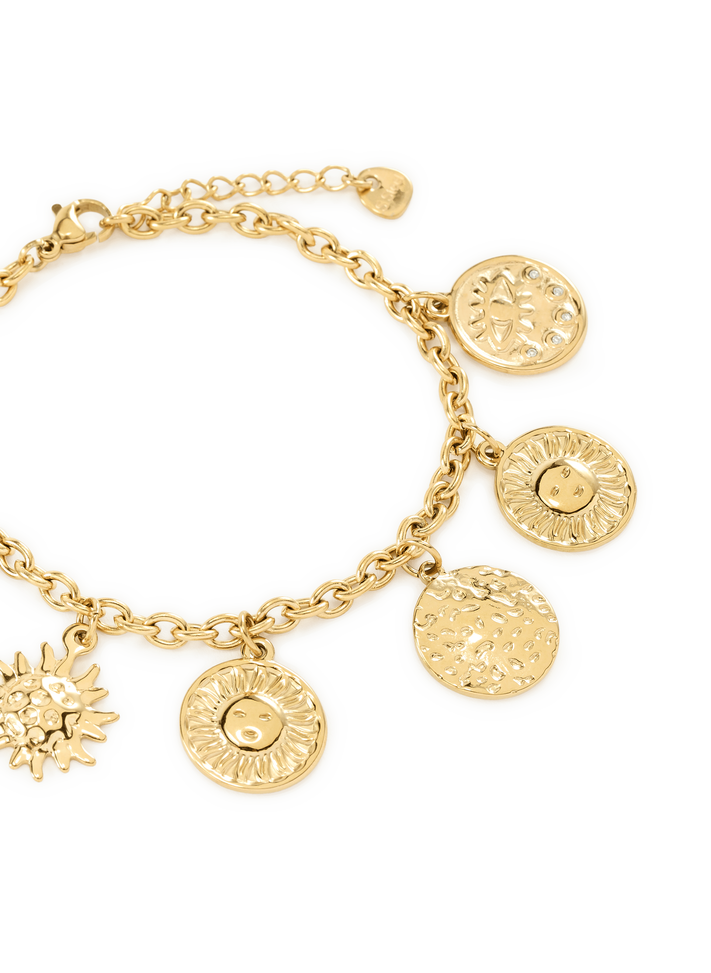 Charm-Armband aus Stahl AU PRINTEMPS PARIS Golden
