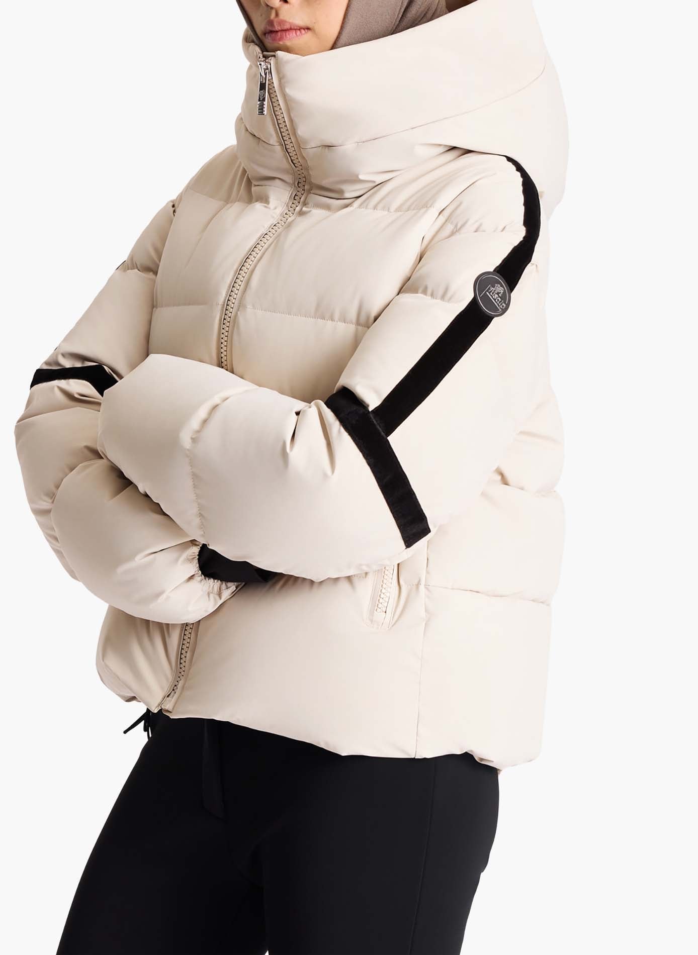 Doudoune barsy col capuche coupe oversize FUSALP Blanc