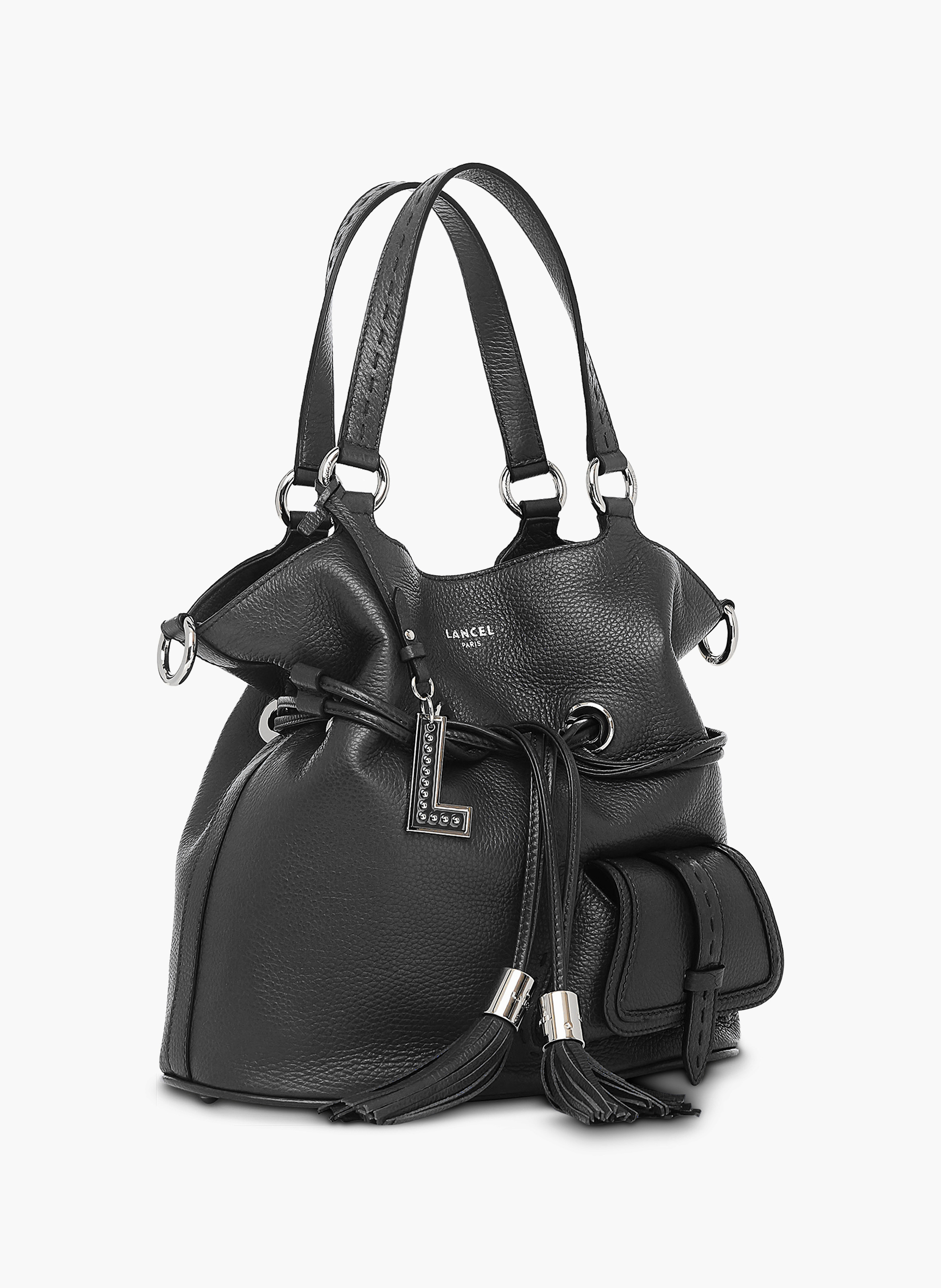Handtas m eerste flirt van Lancel in leer. | Zwart LANCEL Dames