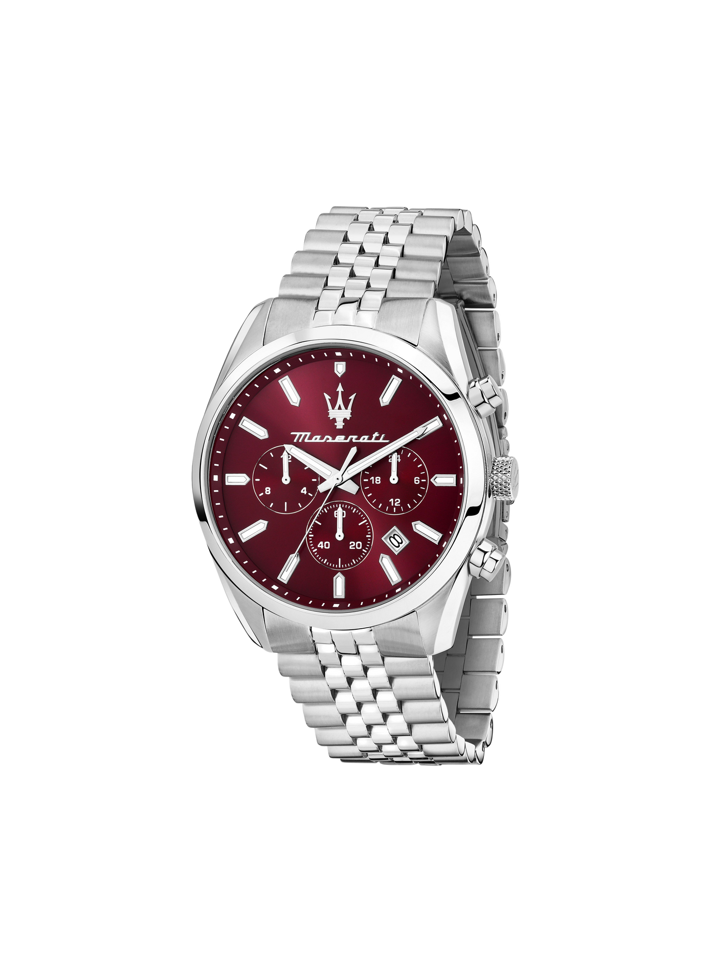 Montre quartz en acier inoxydable MASERATI Rouge