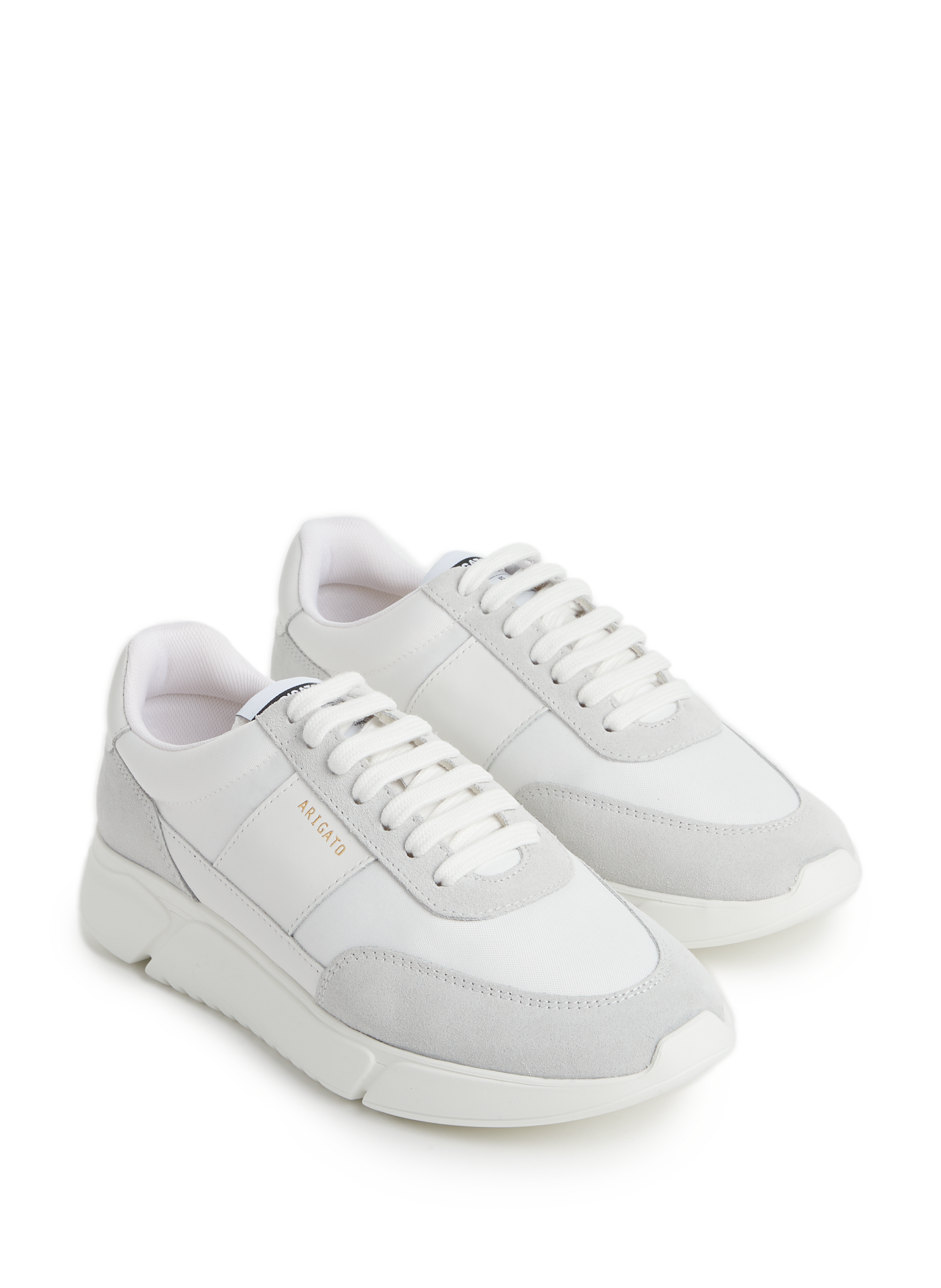 Baskets basses bi-matière