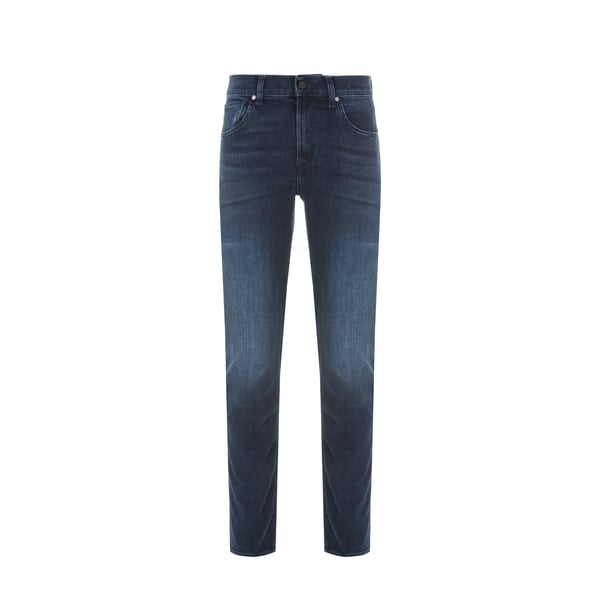 Shop 7 For All Mankind Slim-fit Jeans In Blue