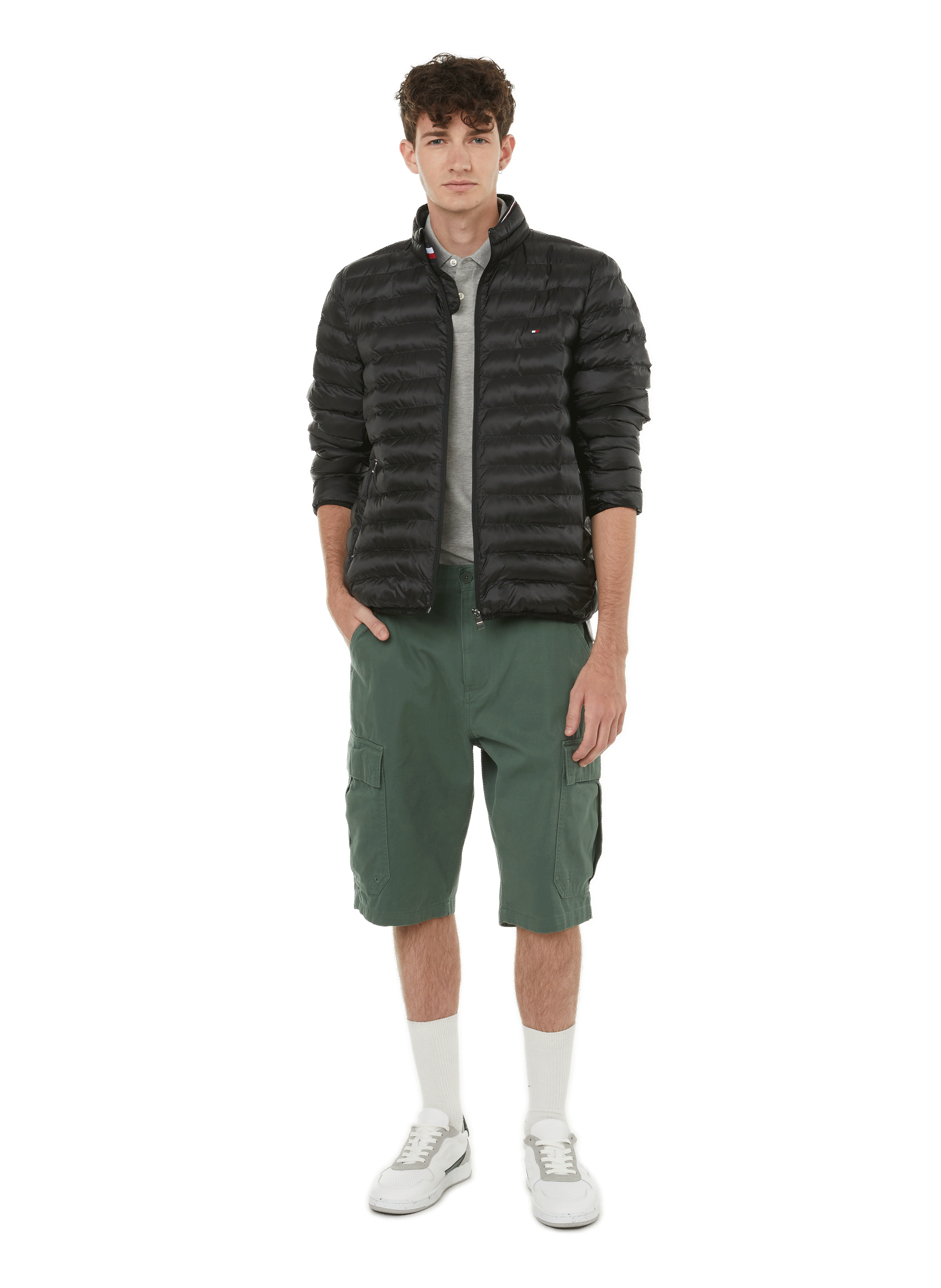 Padded down jacket TOMMY HILFIGER Black