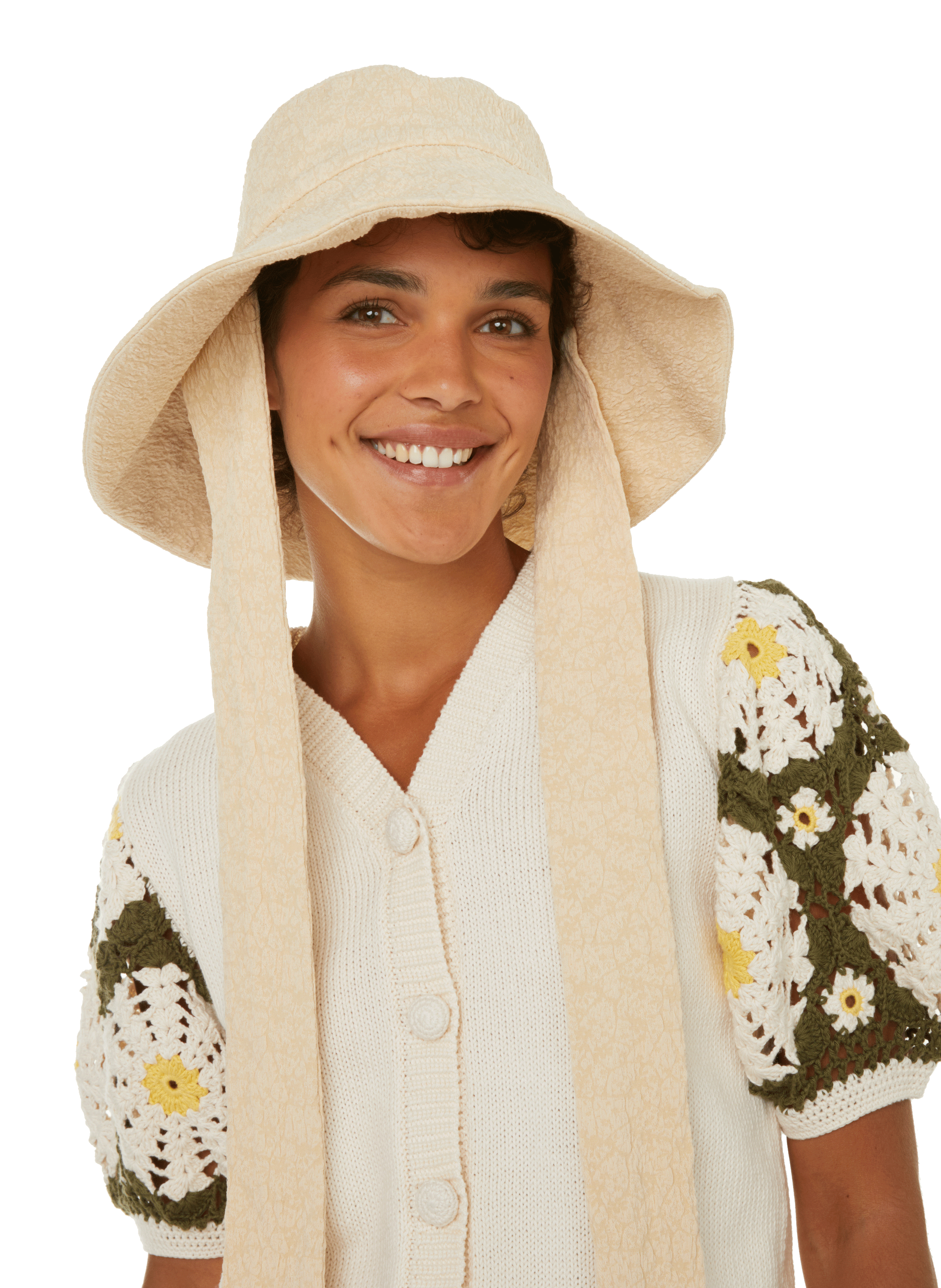 Cardigan Lorena en crochet STELLA PARDO Vert