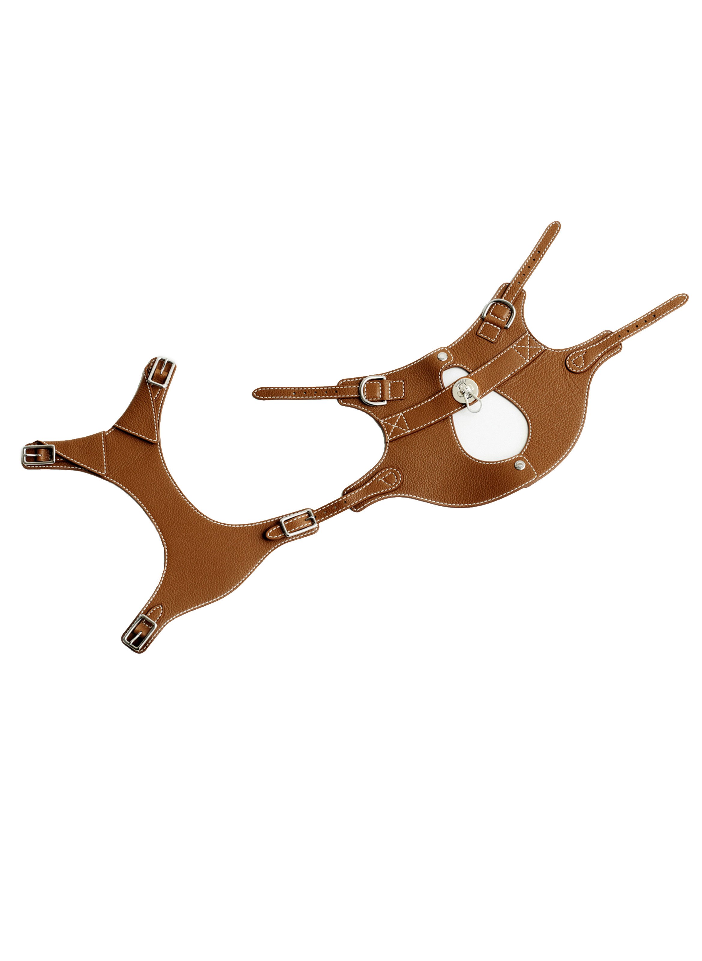 Harnais The Colombo en cuir PAGERIE Marron