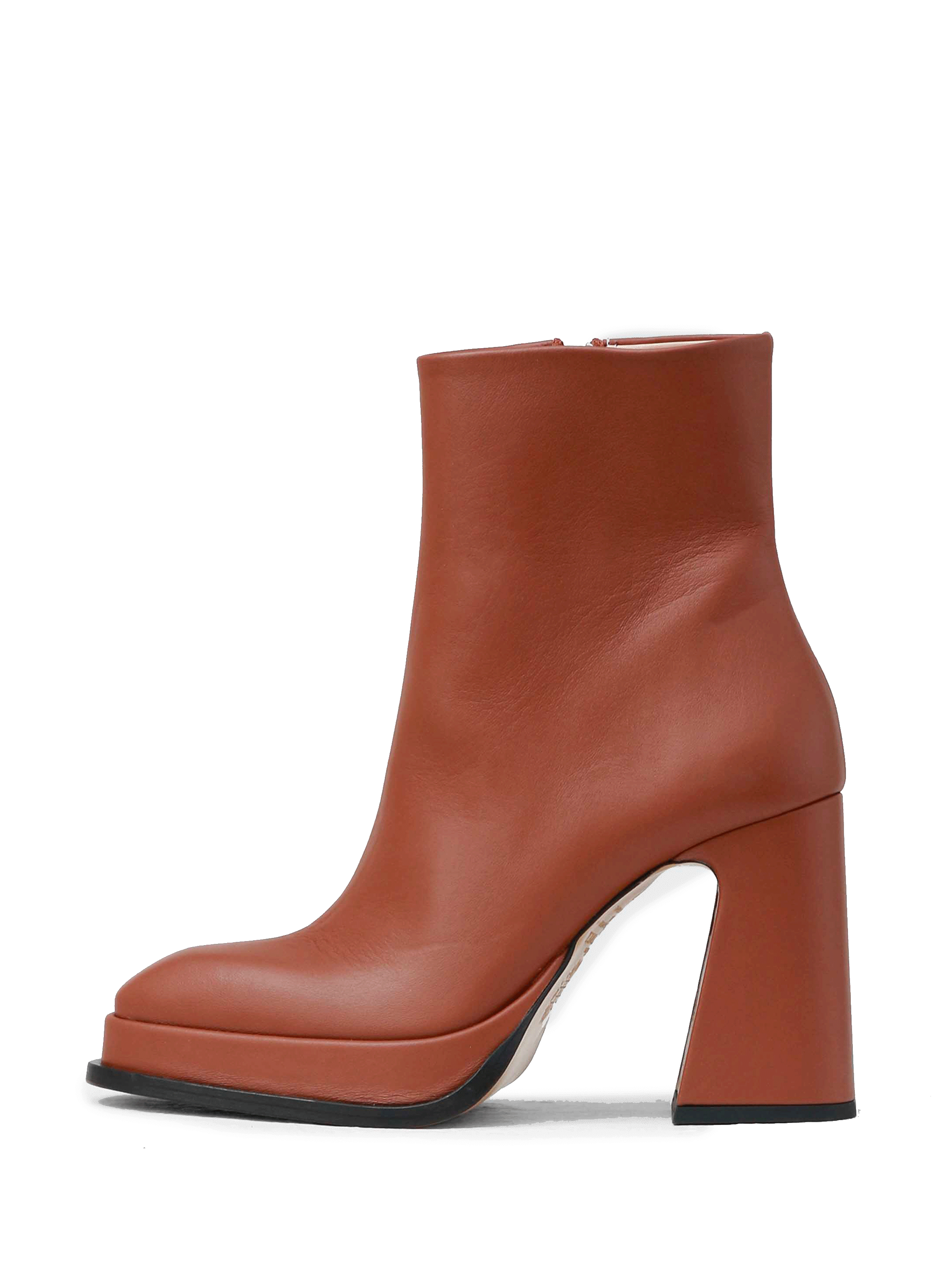 Chueca leather ankle boots SOULIERS MARTINEZ Brown