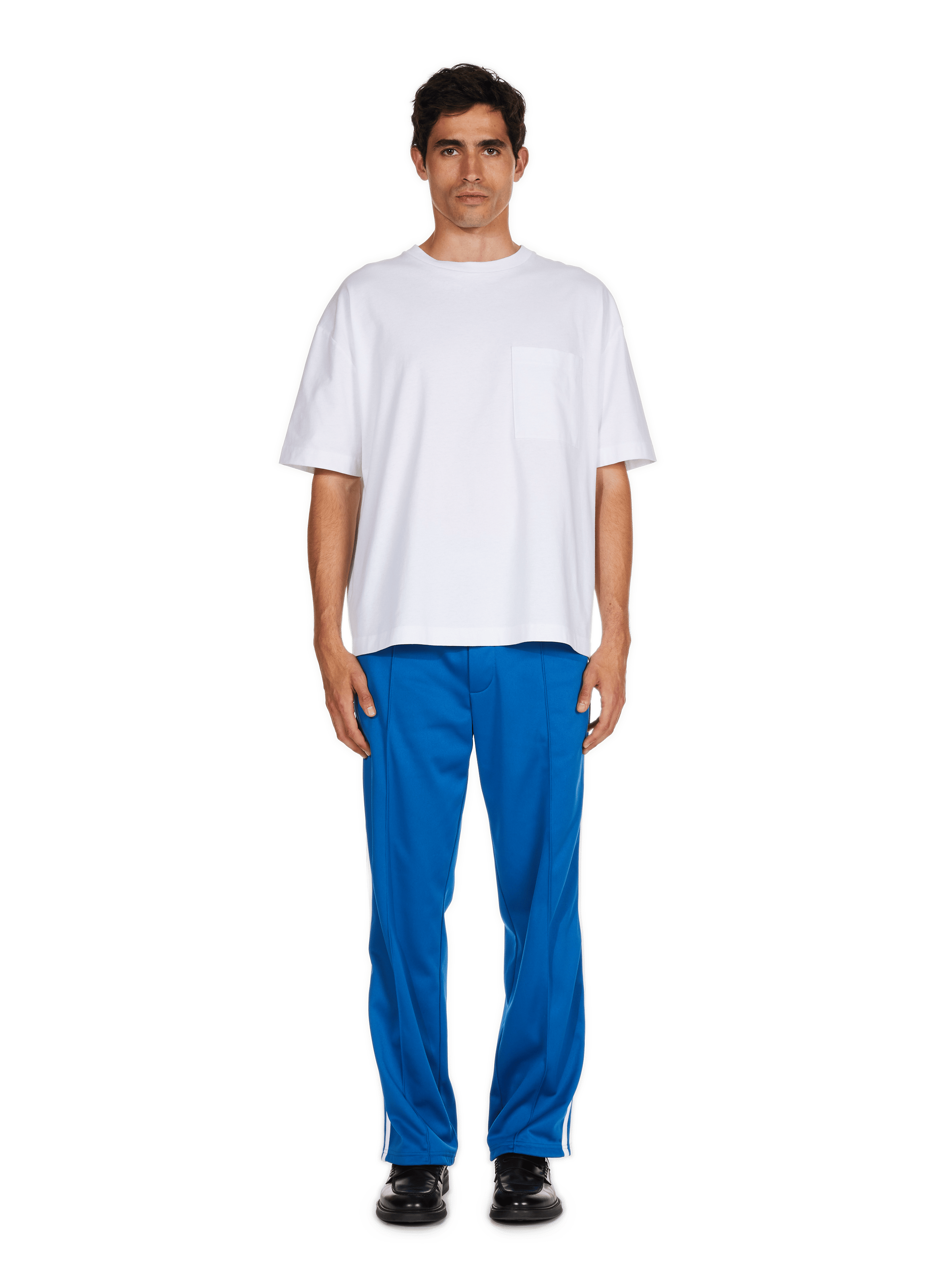 T-shirt Bart col rond en coton SAISON 1865 Blanc