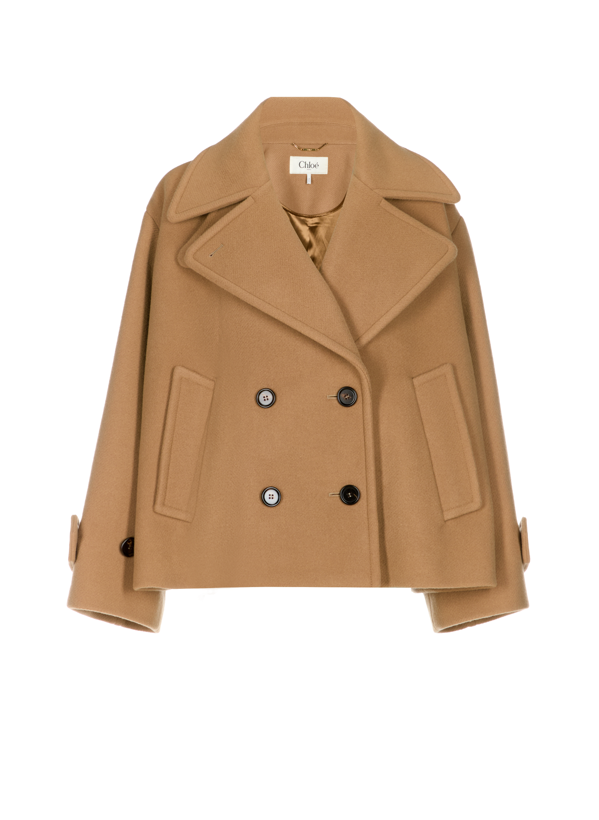 CHLOÉ Wool blend Coat Brown
