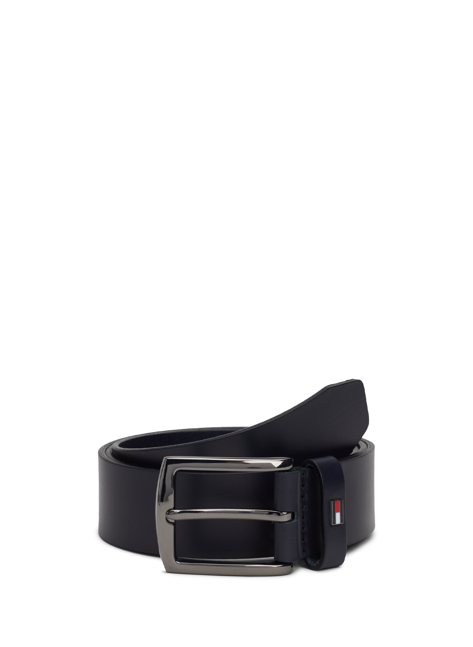 Ceinture en cuir  TOMMY HILFIGER Bleu