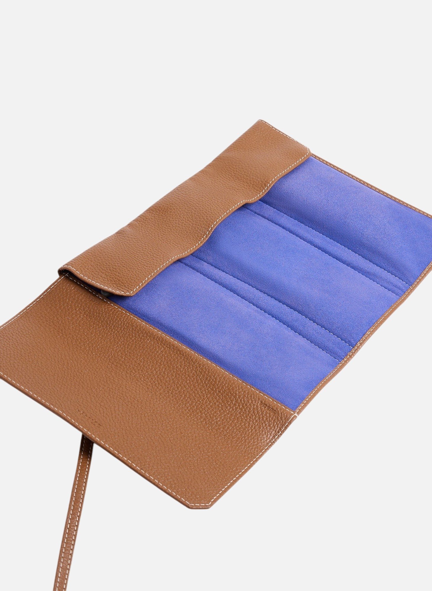 Coffret 3 montres de voyage souple en cuir LE TANNEUR Marron