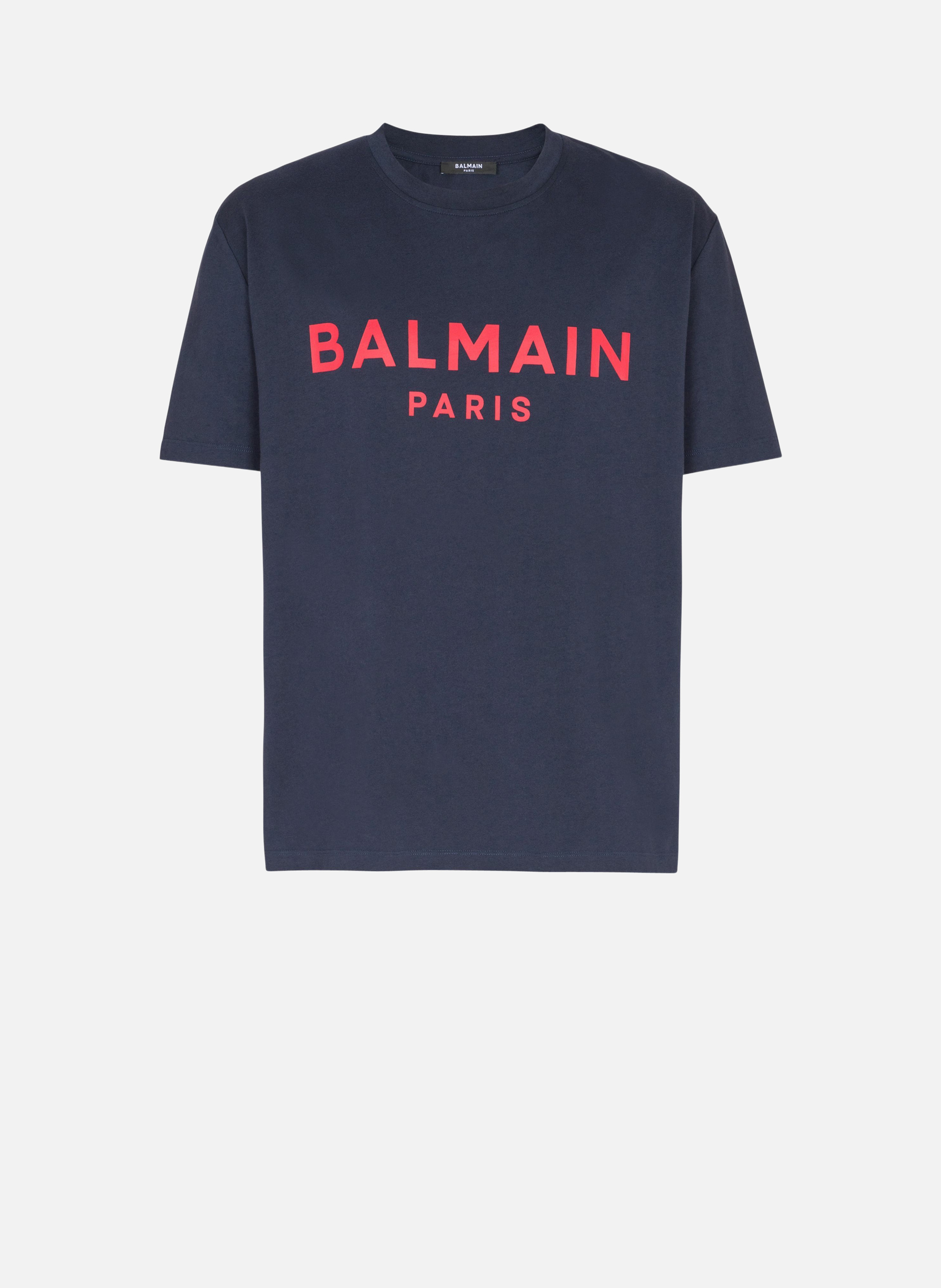 T-shirt imprimé balmain paris BALMAIN Bleu