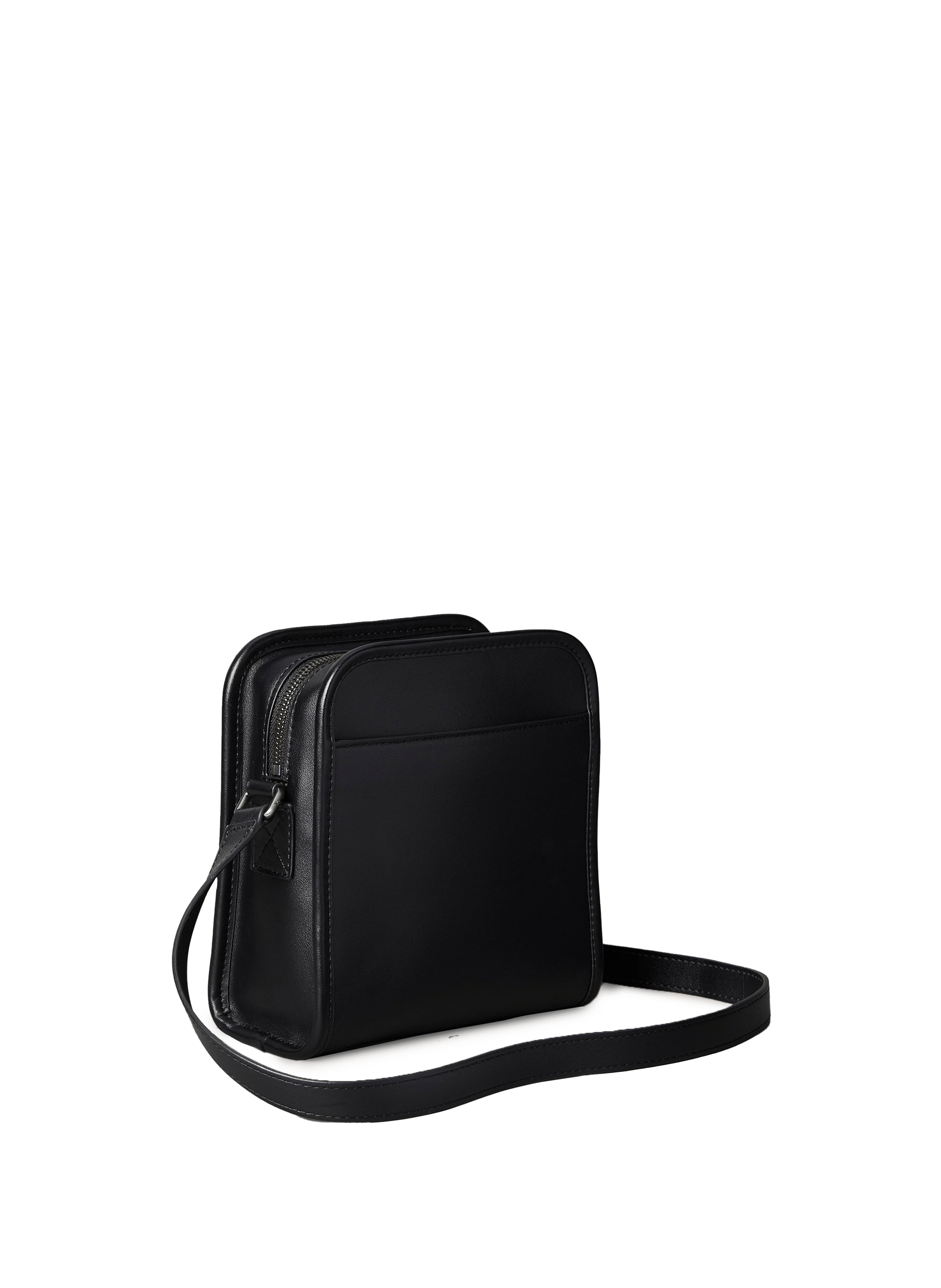 Sac à bandoulière logo en relief CALVIN KLEIN Noir