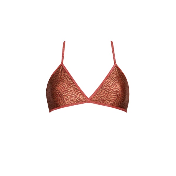 Soutien-gorge croisé imprimé Soutien-gorge croisé imprimé