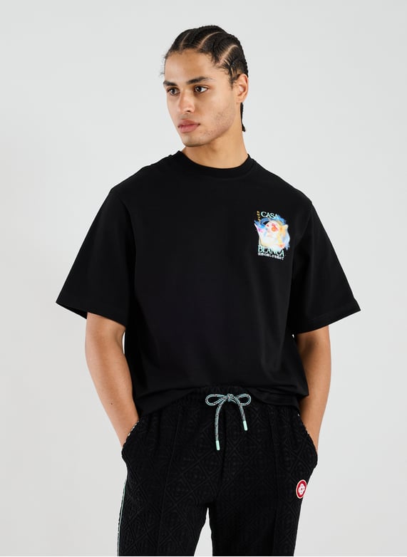 Shangri-La T-Shirt Men's S Black 100% Cotton Mt. Everest Base Shangri-La T-Shirt Men's S Black 100% Cotton Mt. Everest Base