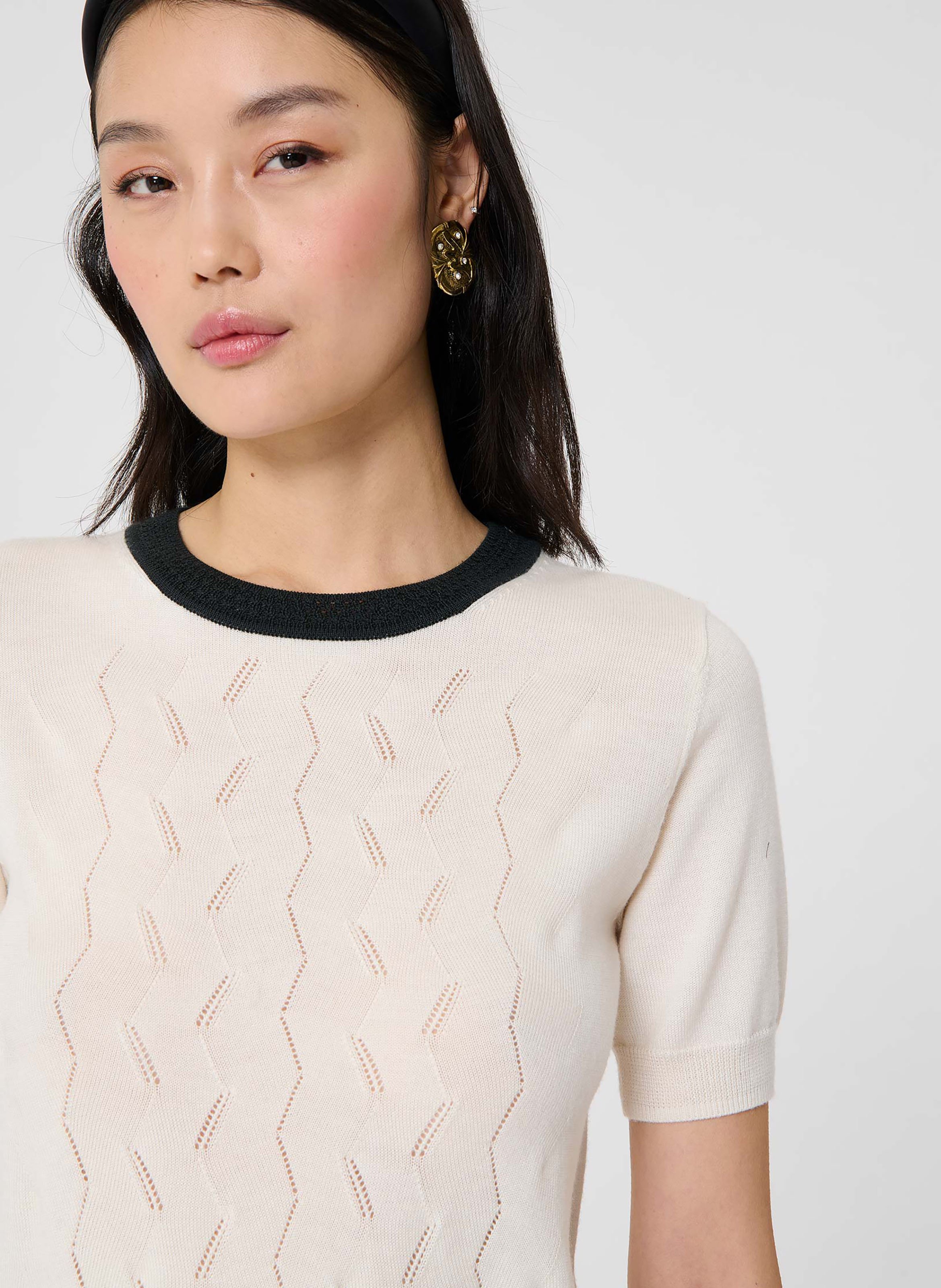 Pull pontaven TARA JARMON Blanc