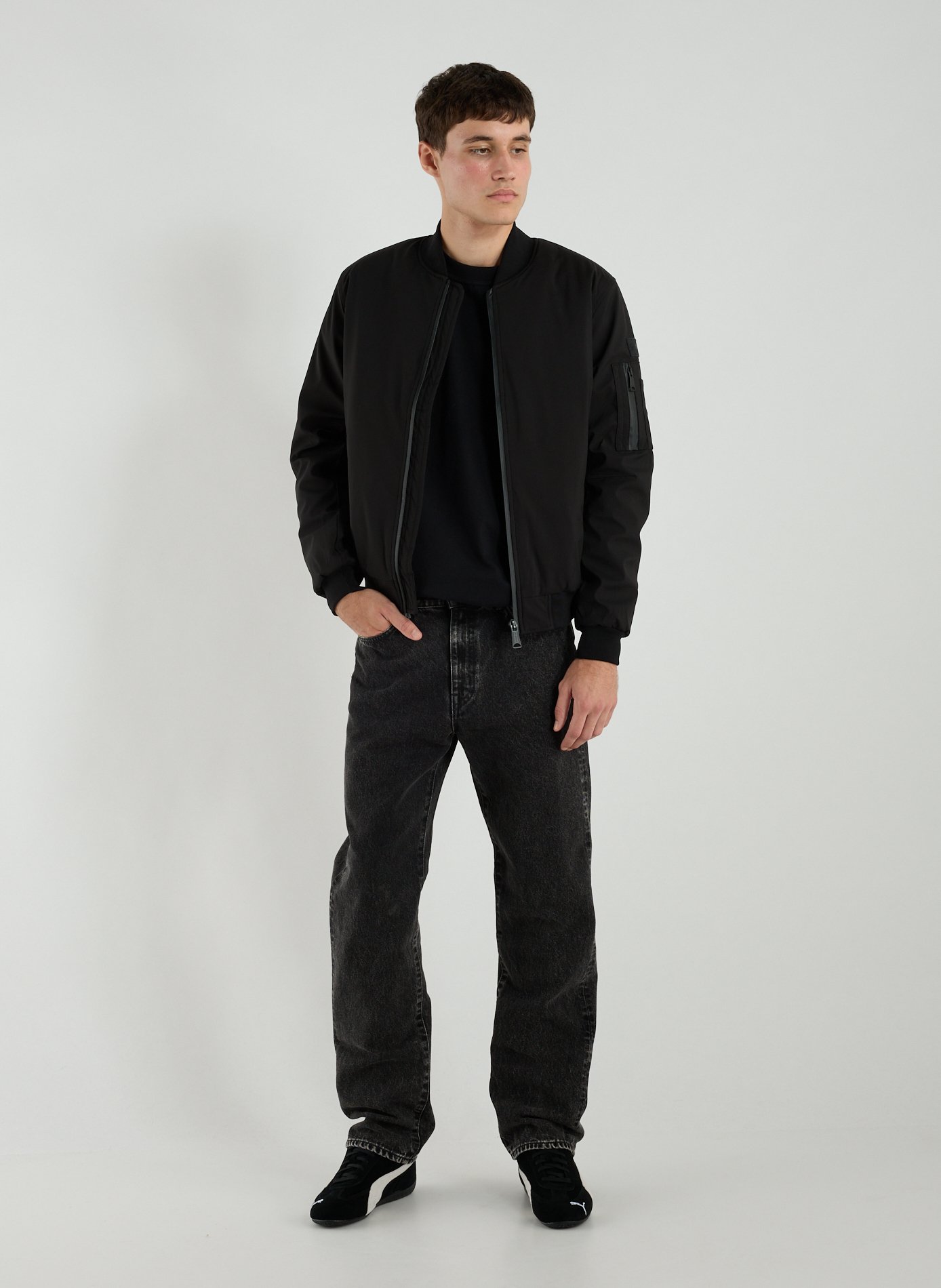 Urban softshell bomber SCHOTT Black