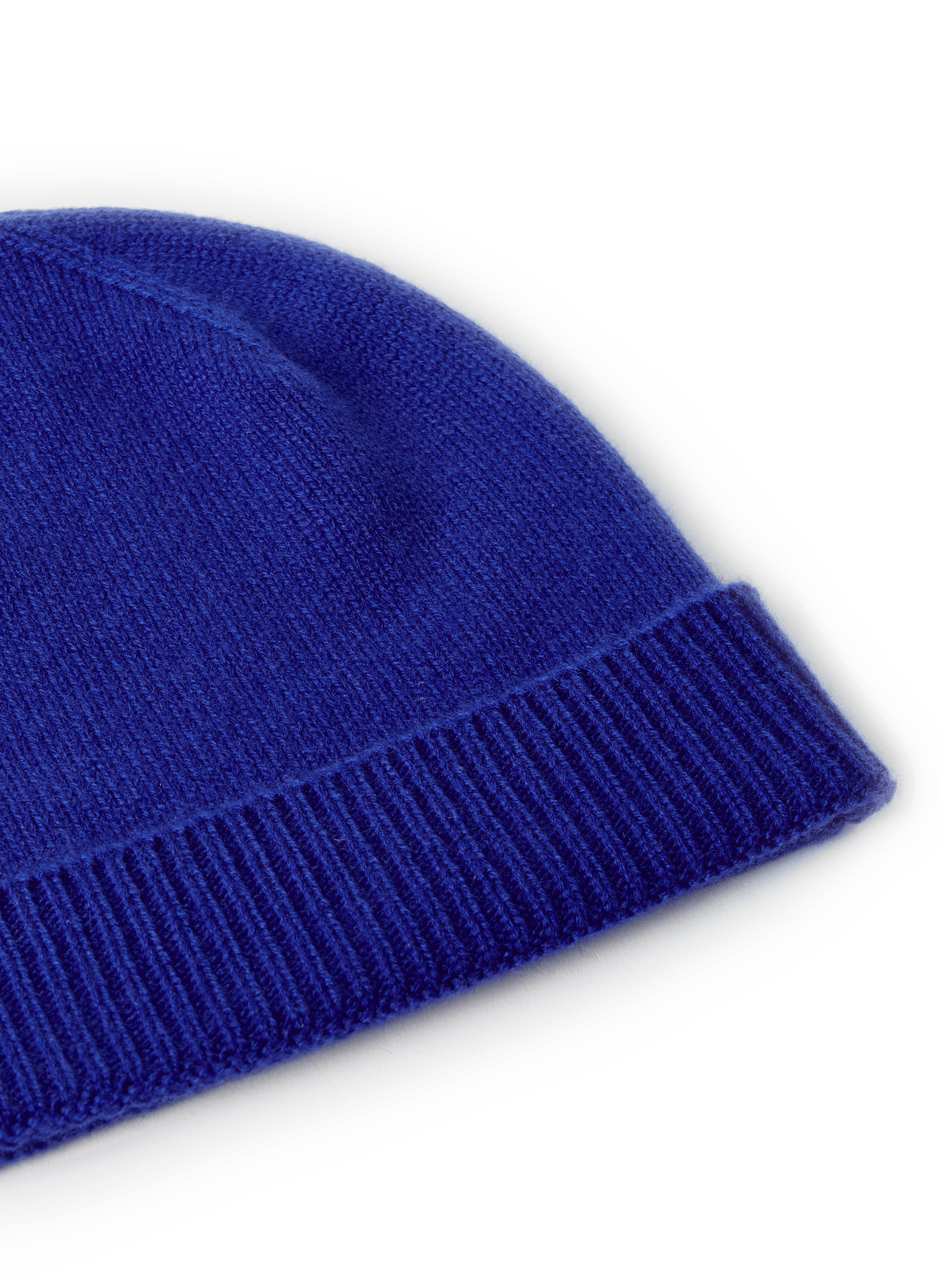 Bonnet côtelé en cachemire AU PRINTEMPS PARIS Bleu