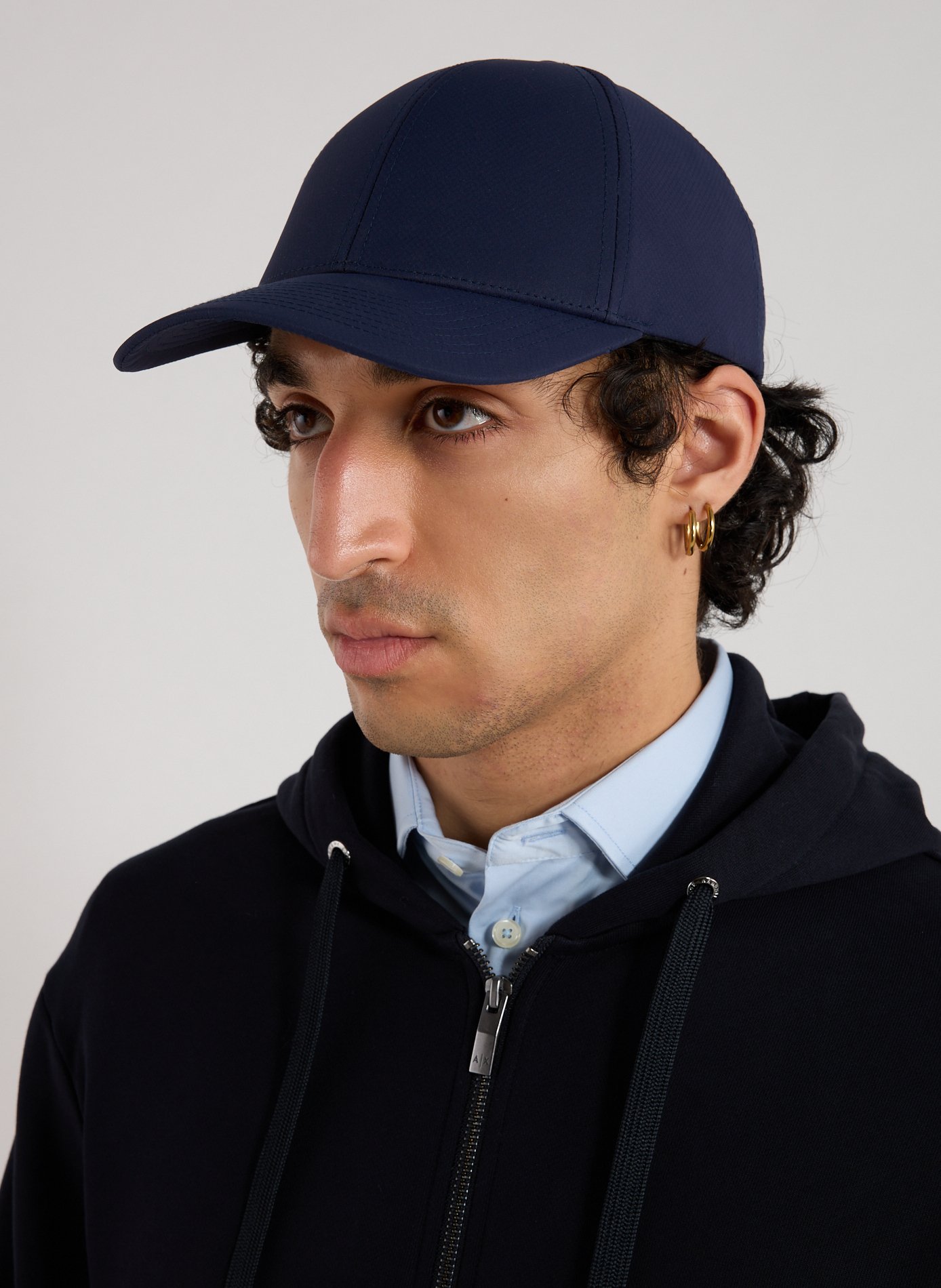 Casquette unie à visière incurvée VARSITY Bleu