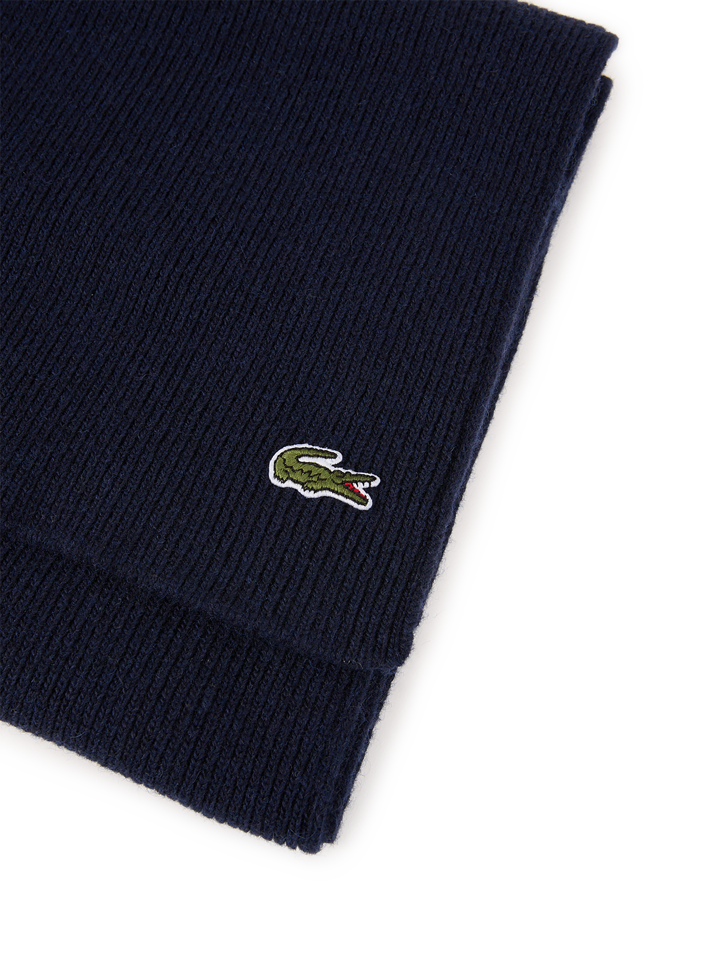 Wool scarf and beanie set LACOSTE Blue