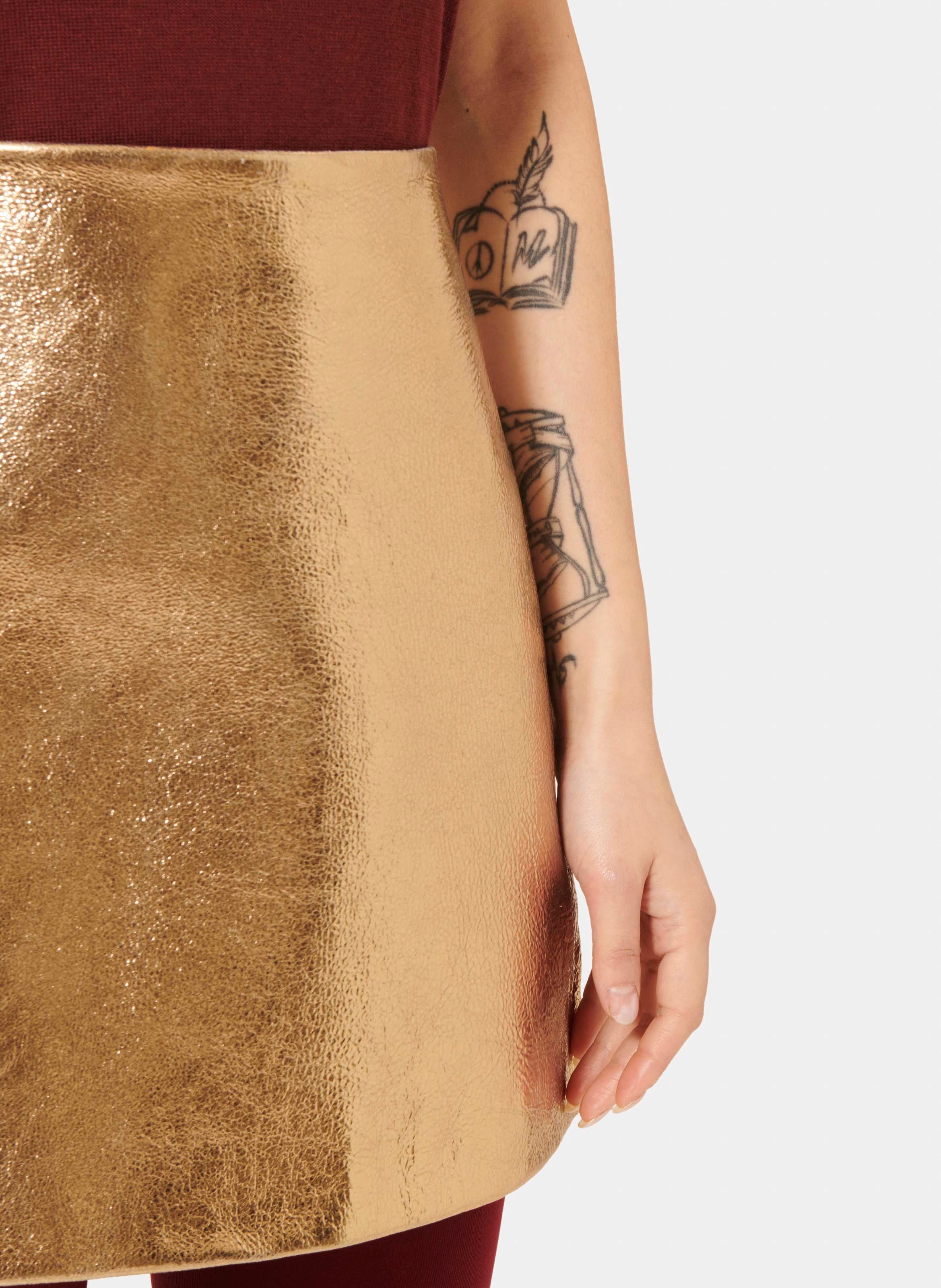 Jupe josia TARA JARMON Doré